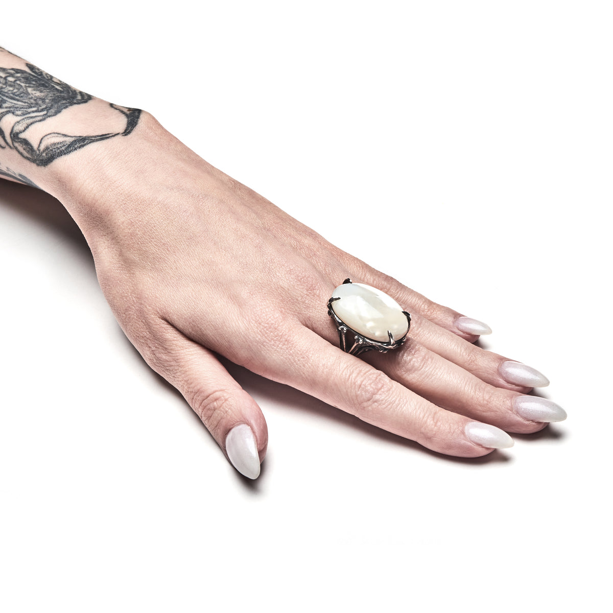 Ascent // Descent Ring. Mother of Pearl. *Limited*