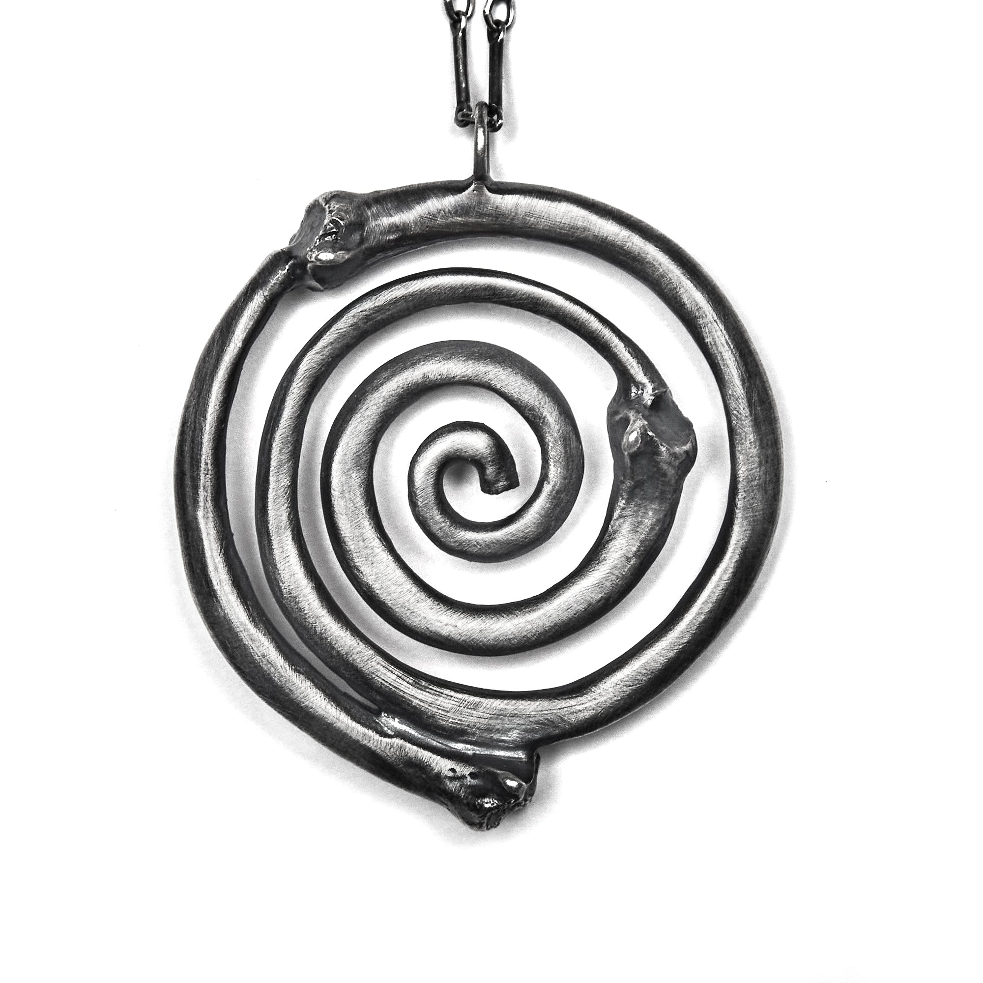 The Sacred Spiral Necklace.