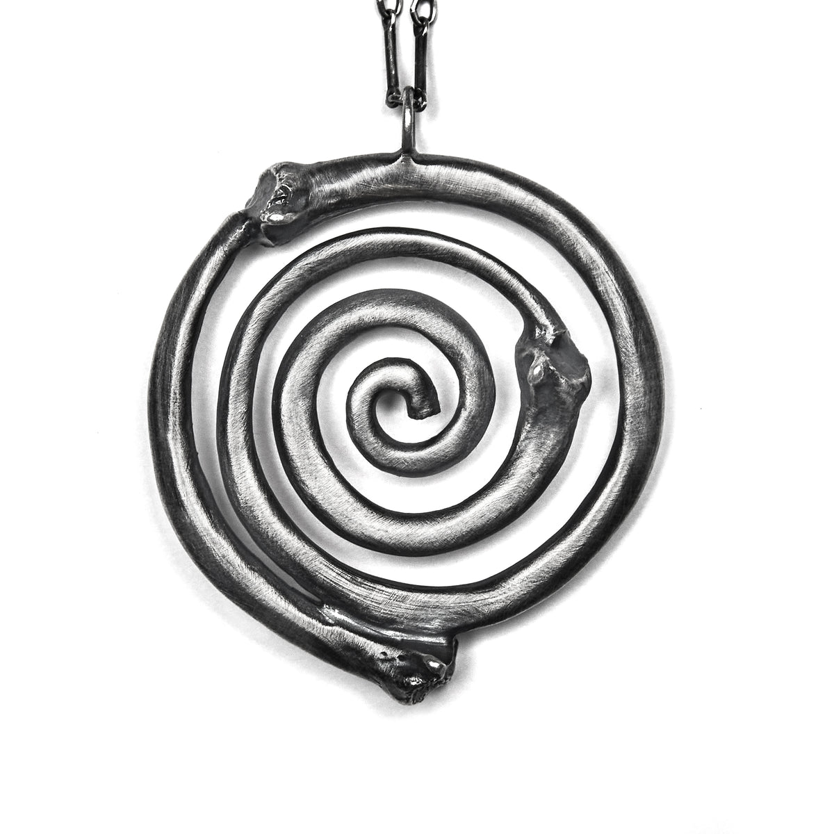 The Sacred Spiral Necklace.