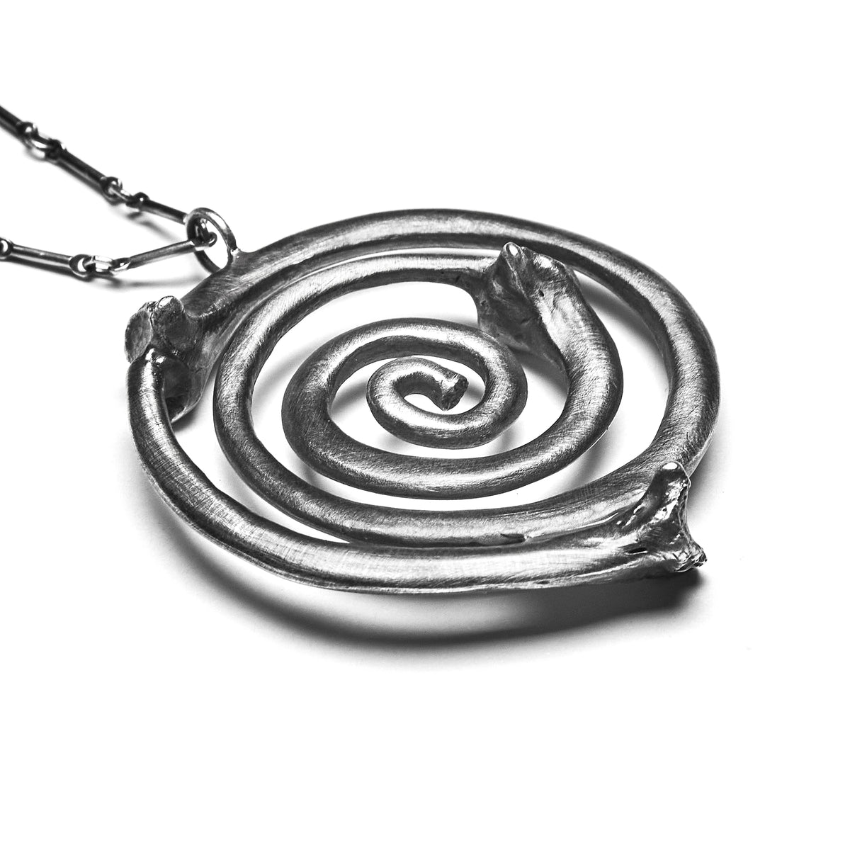 The Sacred Spiral Necklace.