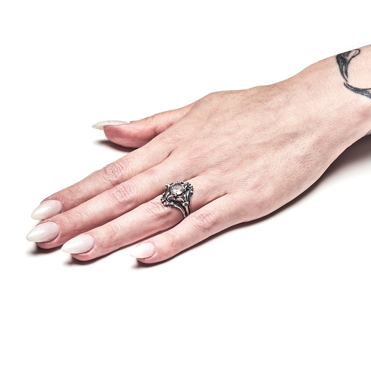 * Limited * Syzygy. Clear Quartz Ring.