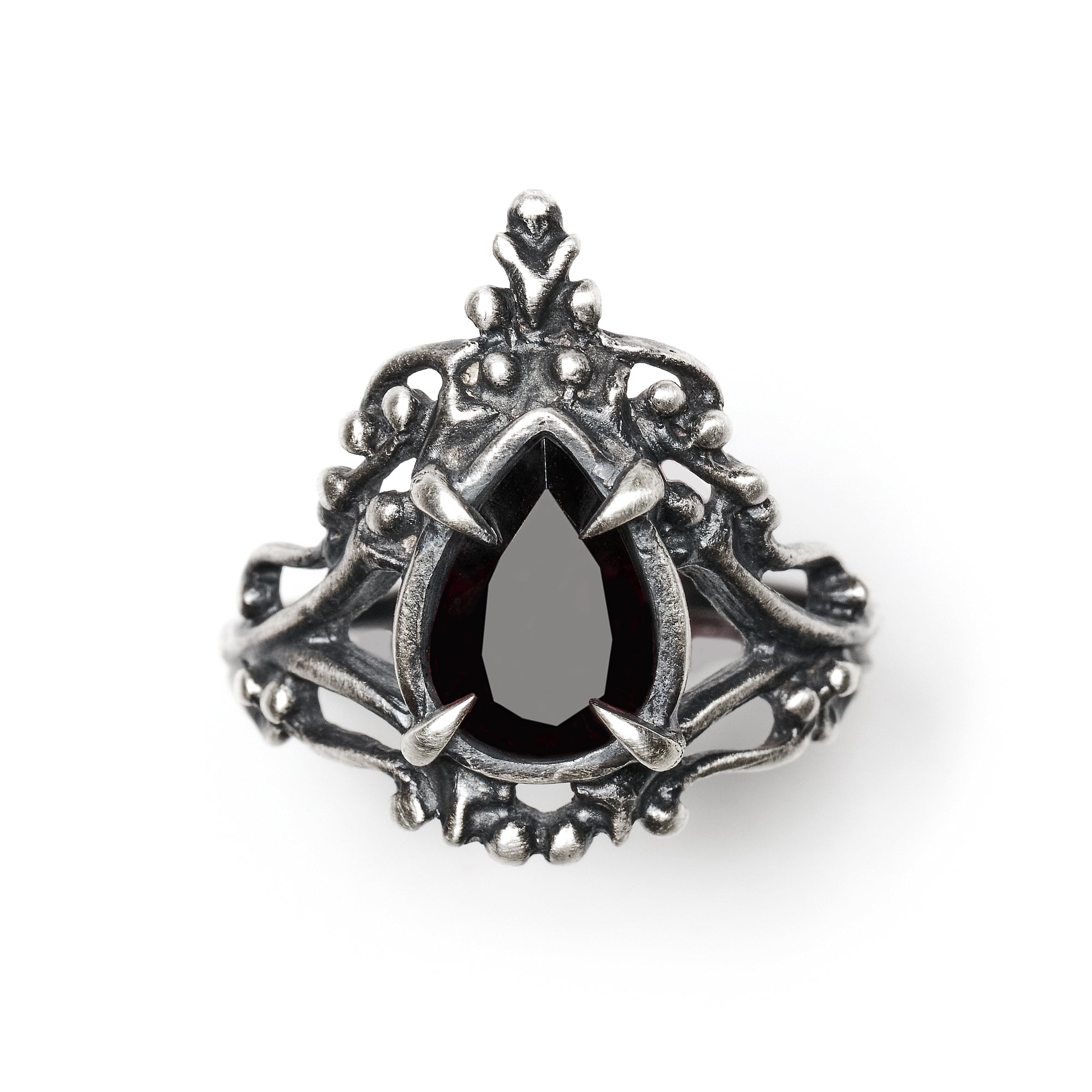Petite Lethe Ring II. Onyx. *Limited*
