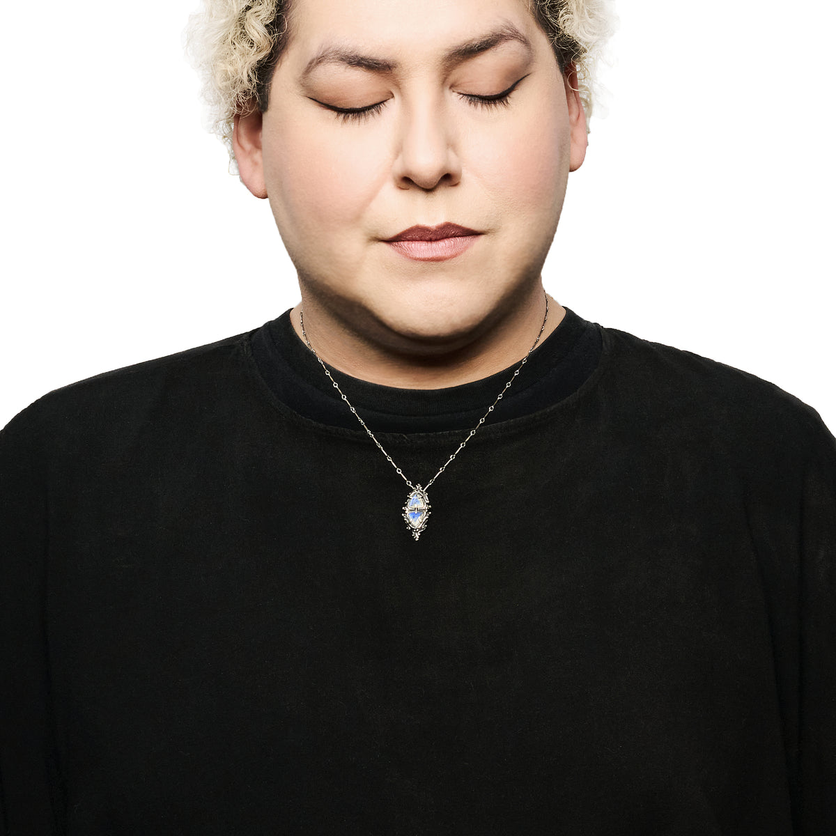 As Above, So Below Necklace. Moonstone. * Limited *