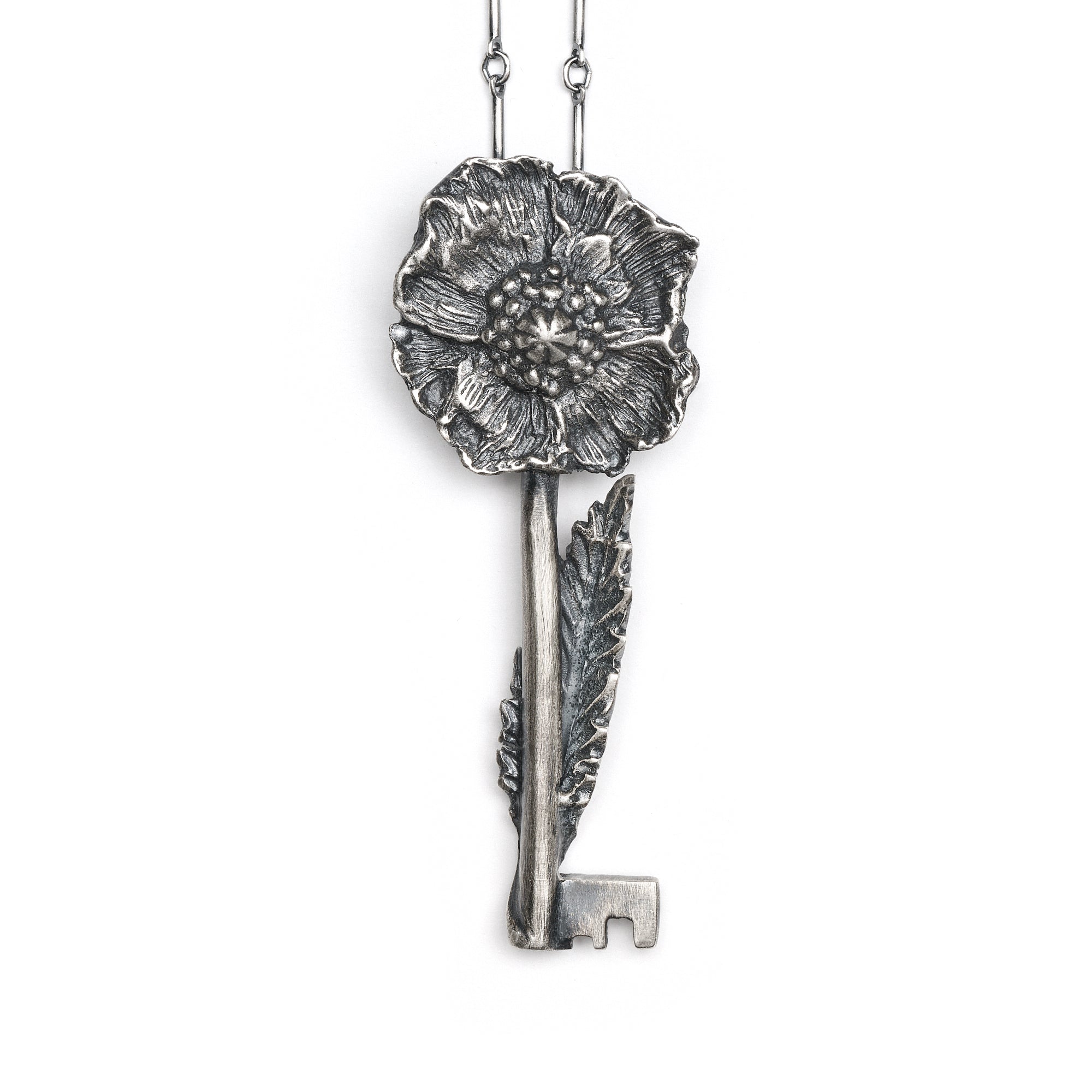 The Sleeper's Key. Sterling Silver Necklace.