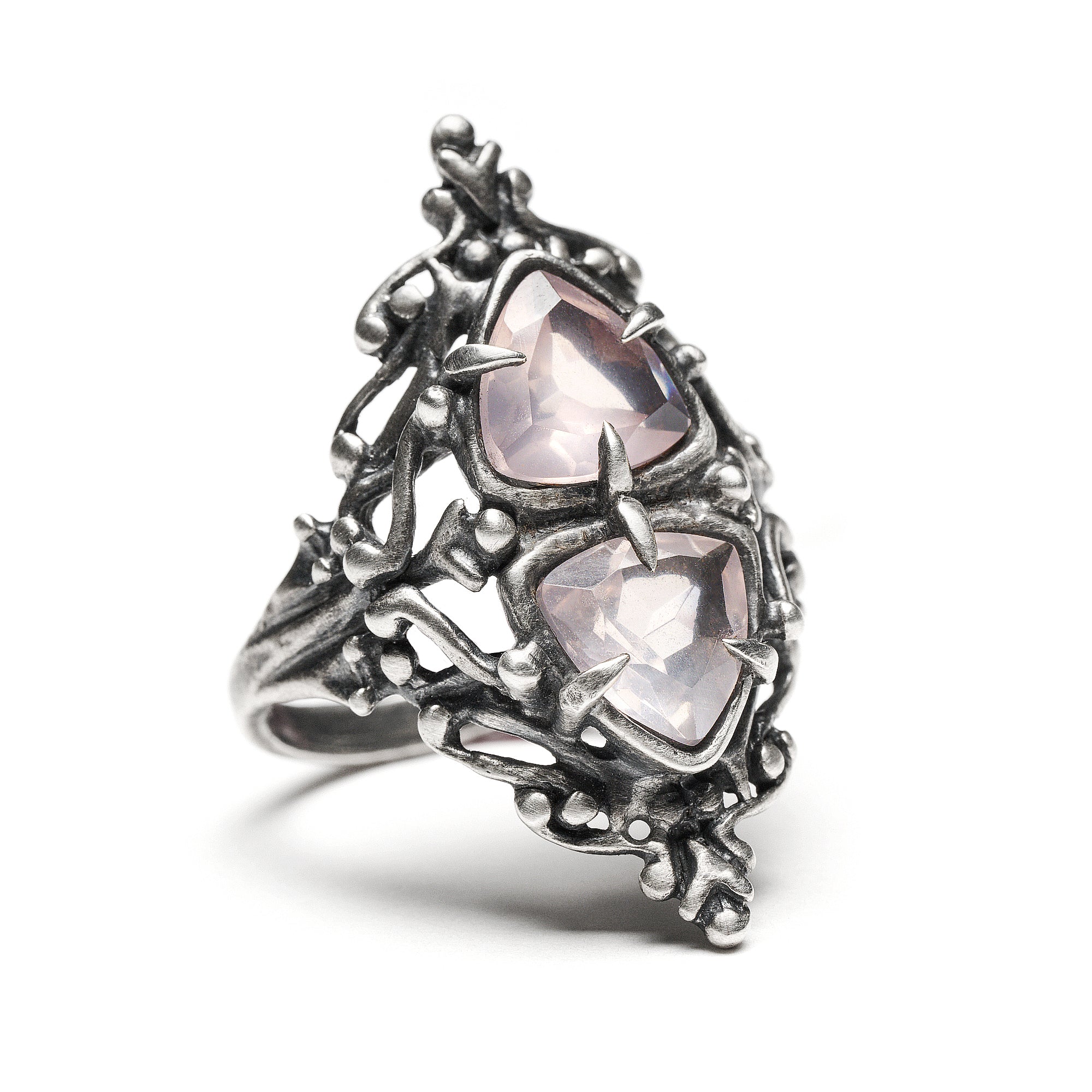 As Above, So Below Ring. Rose Quartz. * Limited *