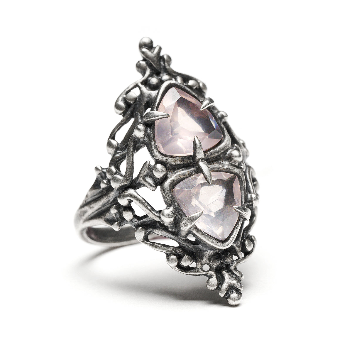 As Above, So Below Ring. Rose Quartz. * Limited *