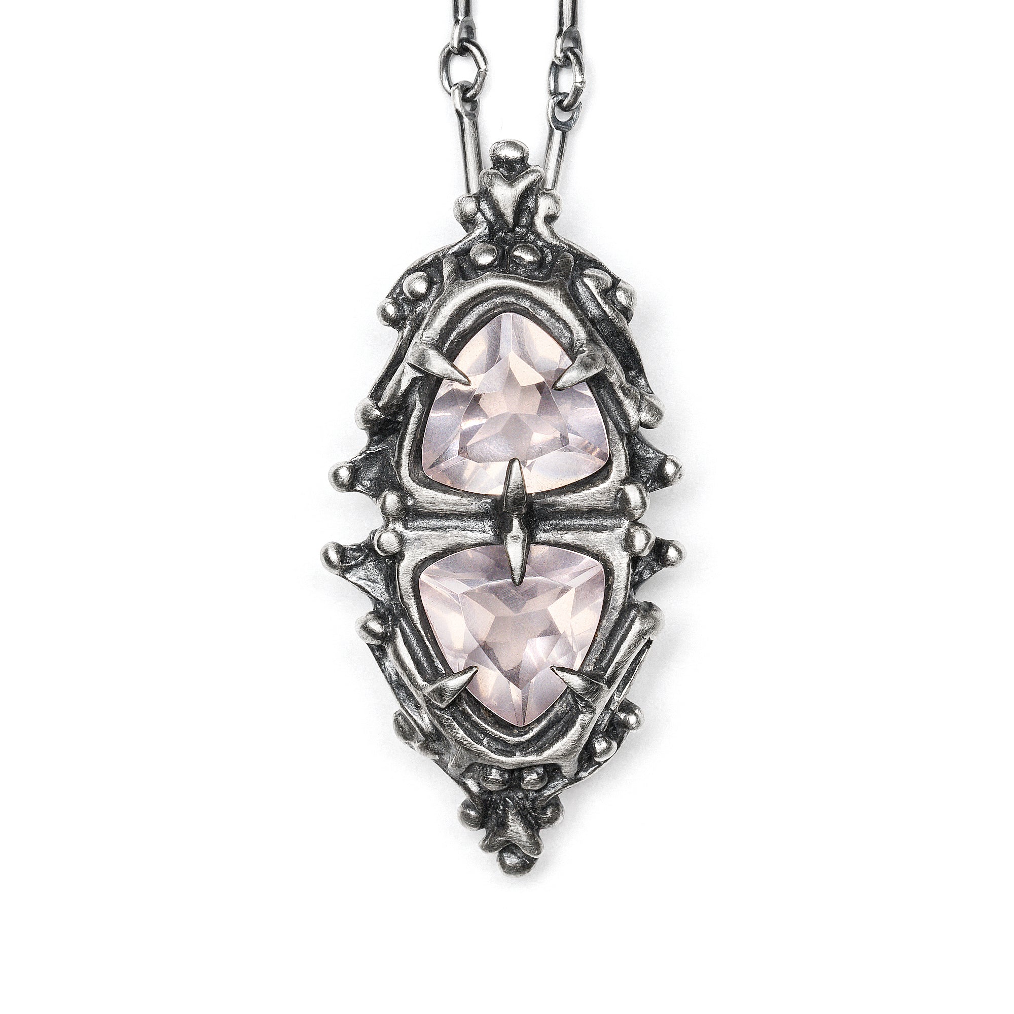 As Above, So Below Necklace. Rose Quartz. * Limited *