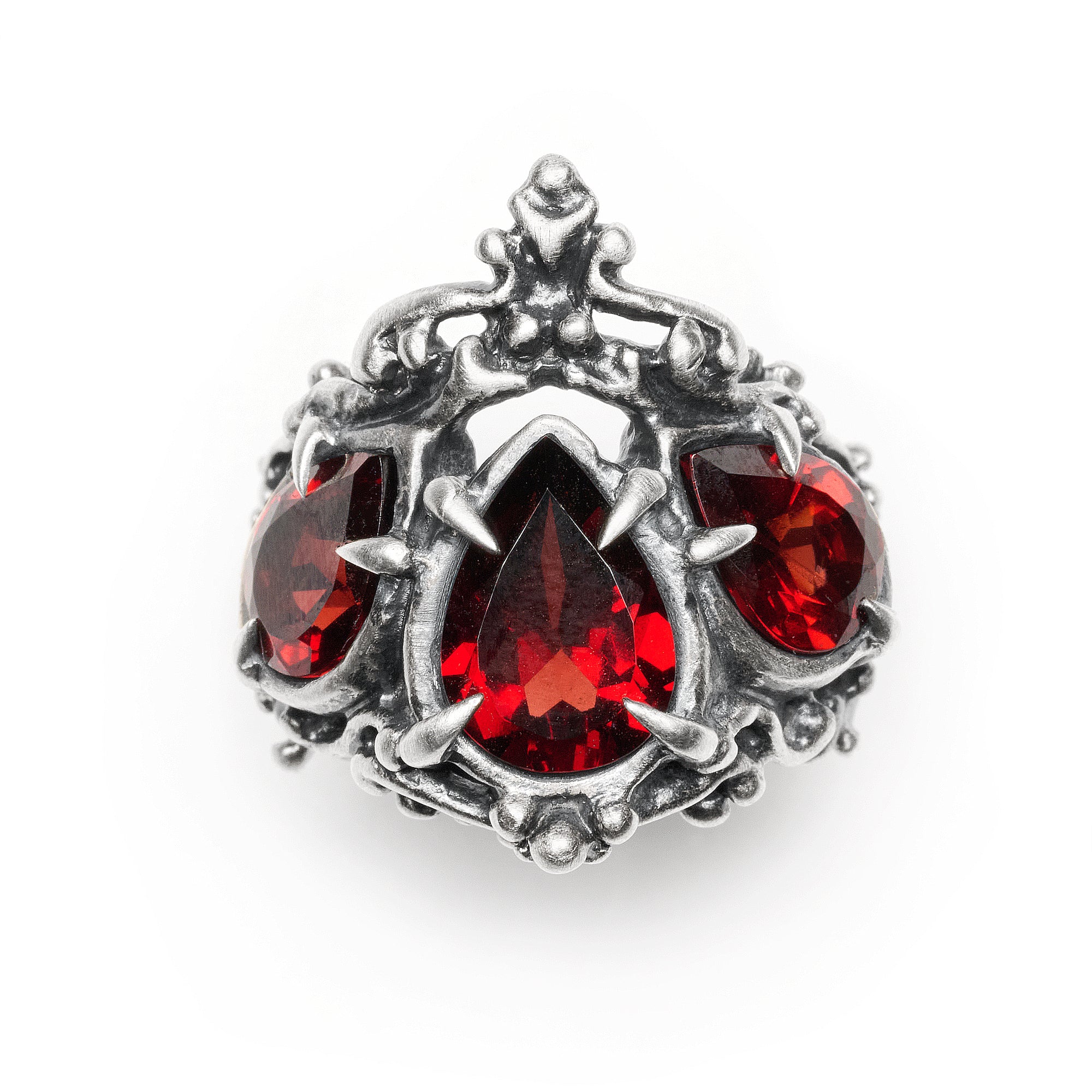 Persephone's Diadem Ring II. Garnet. * Limited *