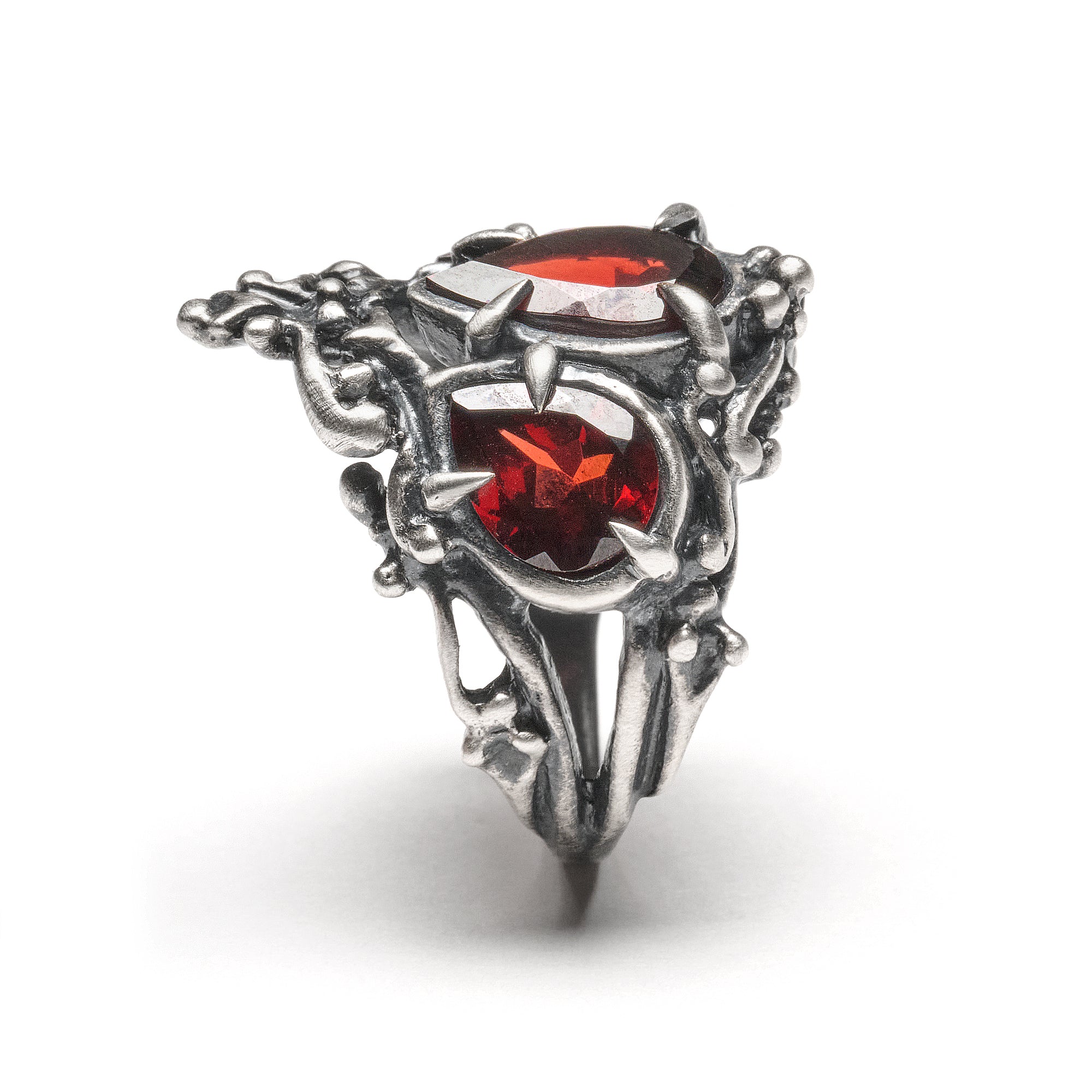 Persephone's Diadem Ring II. Garnet. * Limited *