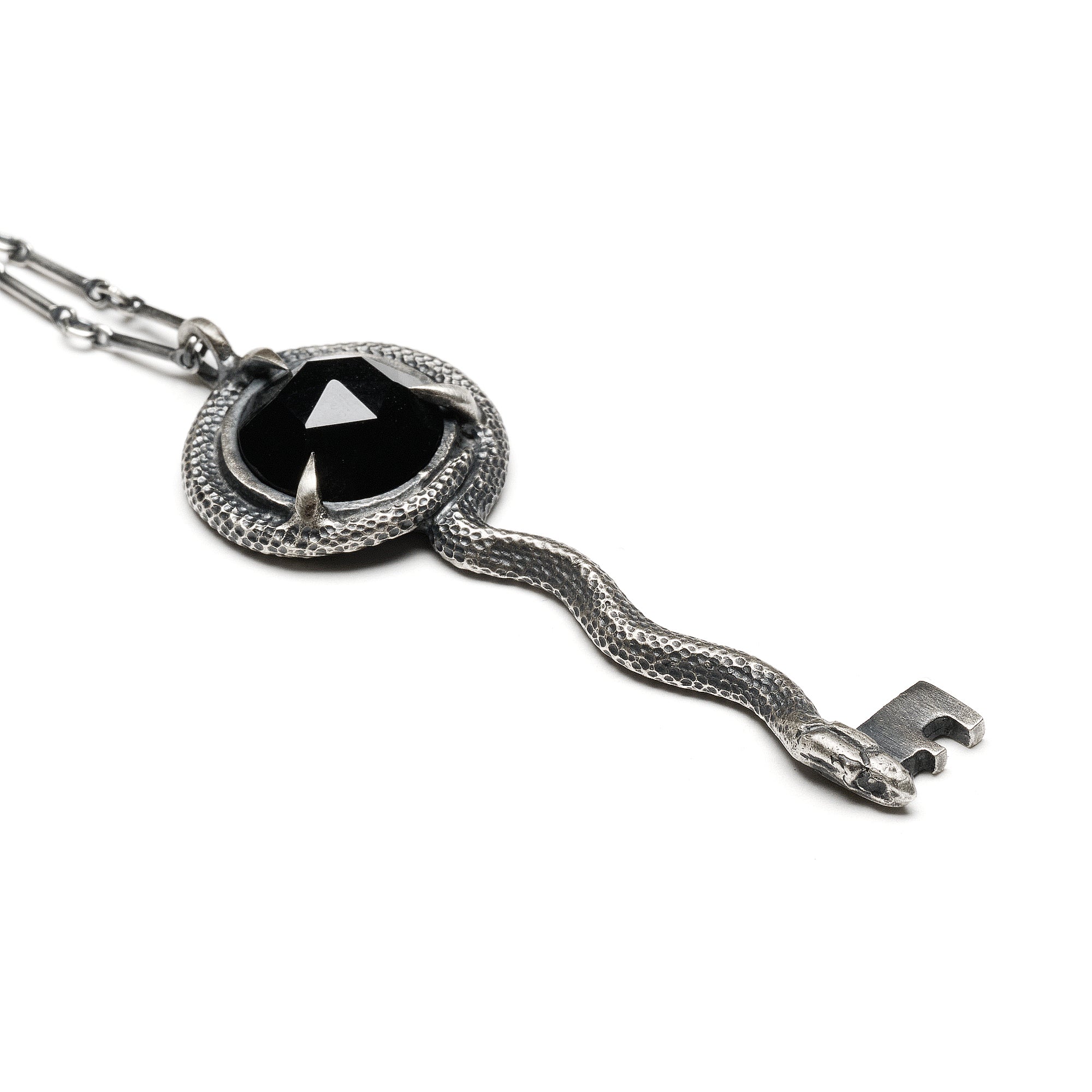 The Asclepius Key. Onyx Necklace. * Limited *