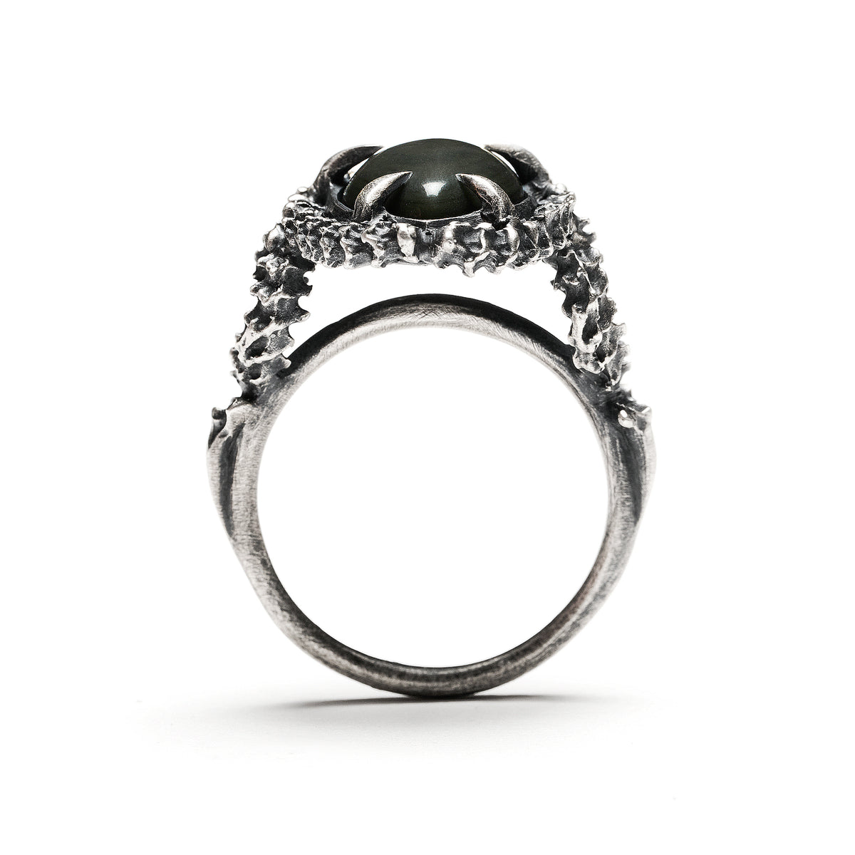 * Ready to Ship * Blood of the Volcano. Rainbow Obsidian Ring. Size 7.