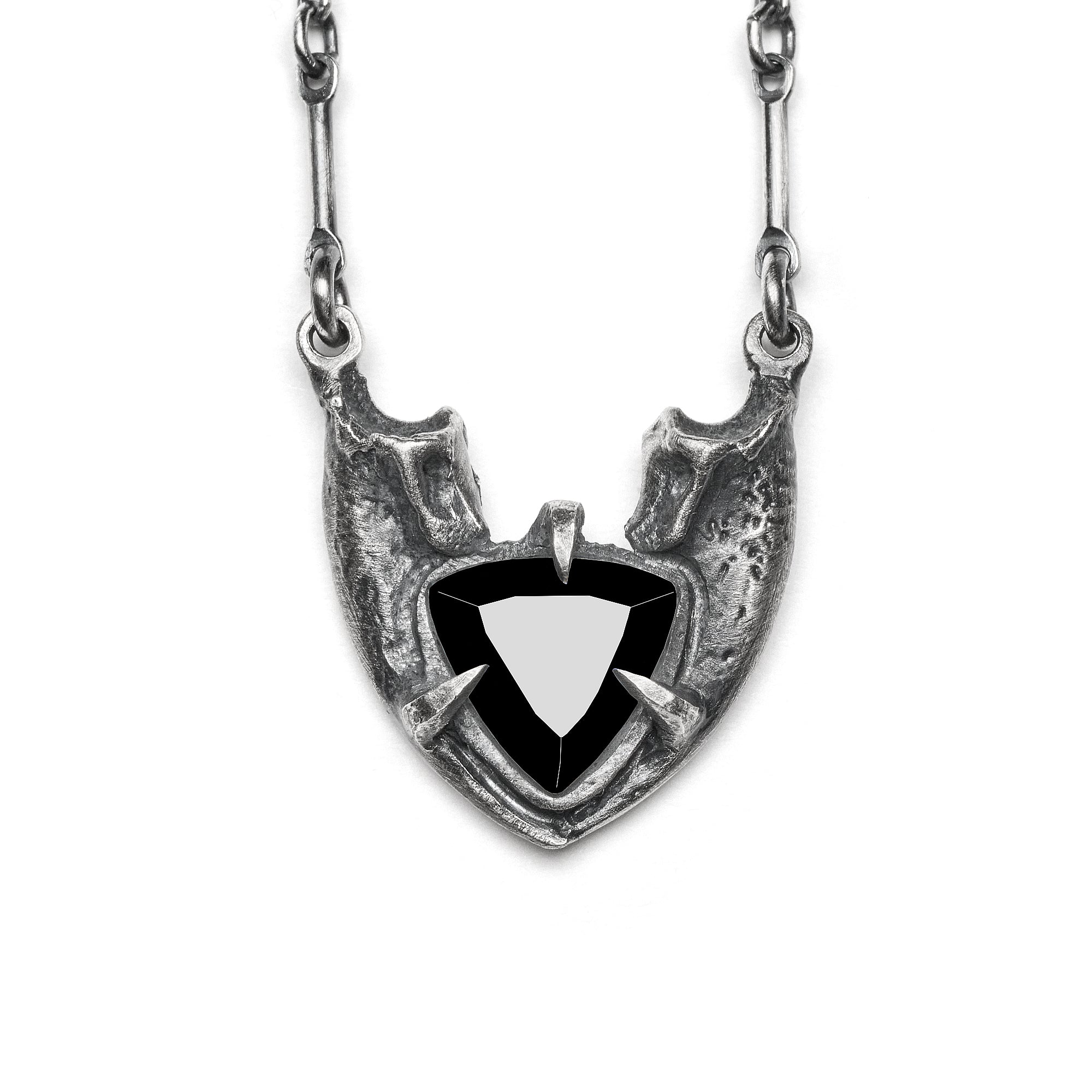 The Winter Triangle. Onyx Necklace. *Limited*