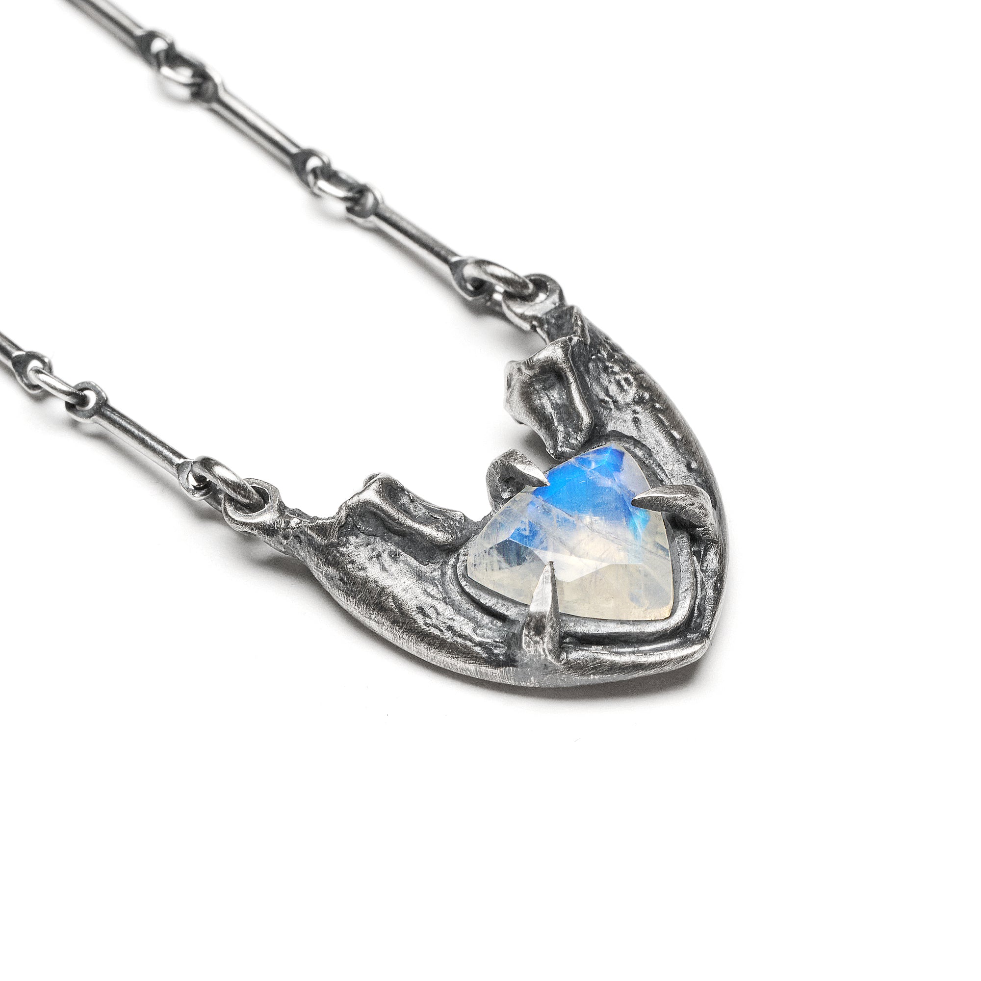 The Winter Triangle. Moonstone Necklace. *Limited*