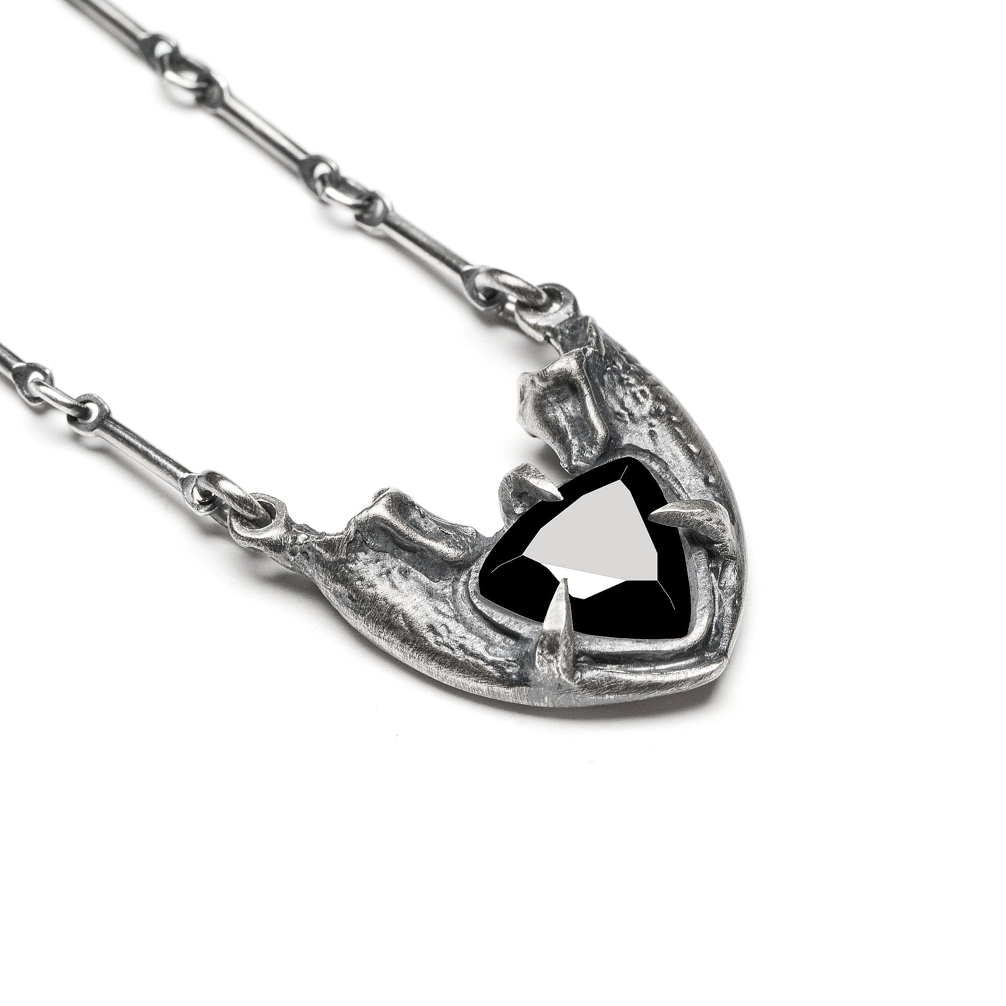The Winter Triangle. Onyx Necklace. *Limited*