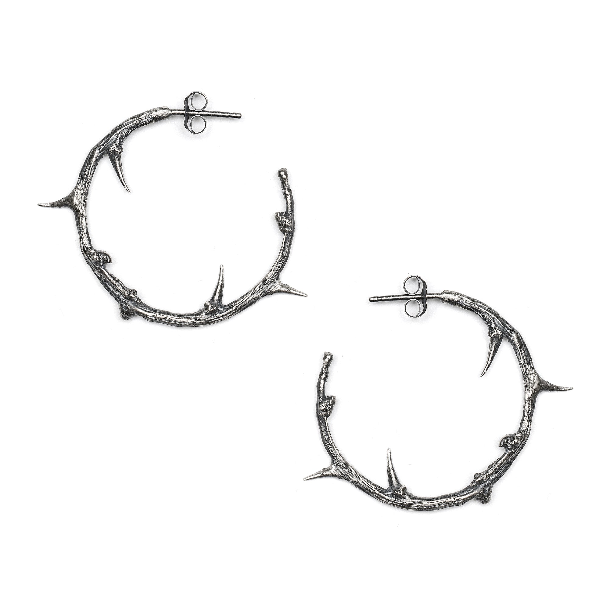 The Guardian Earrings. Sterling Silver.