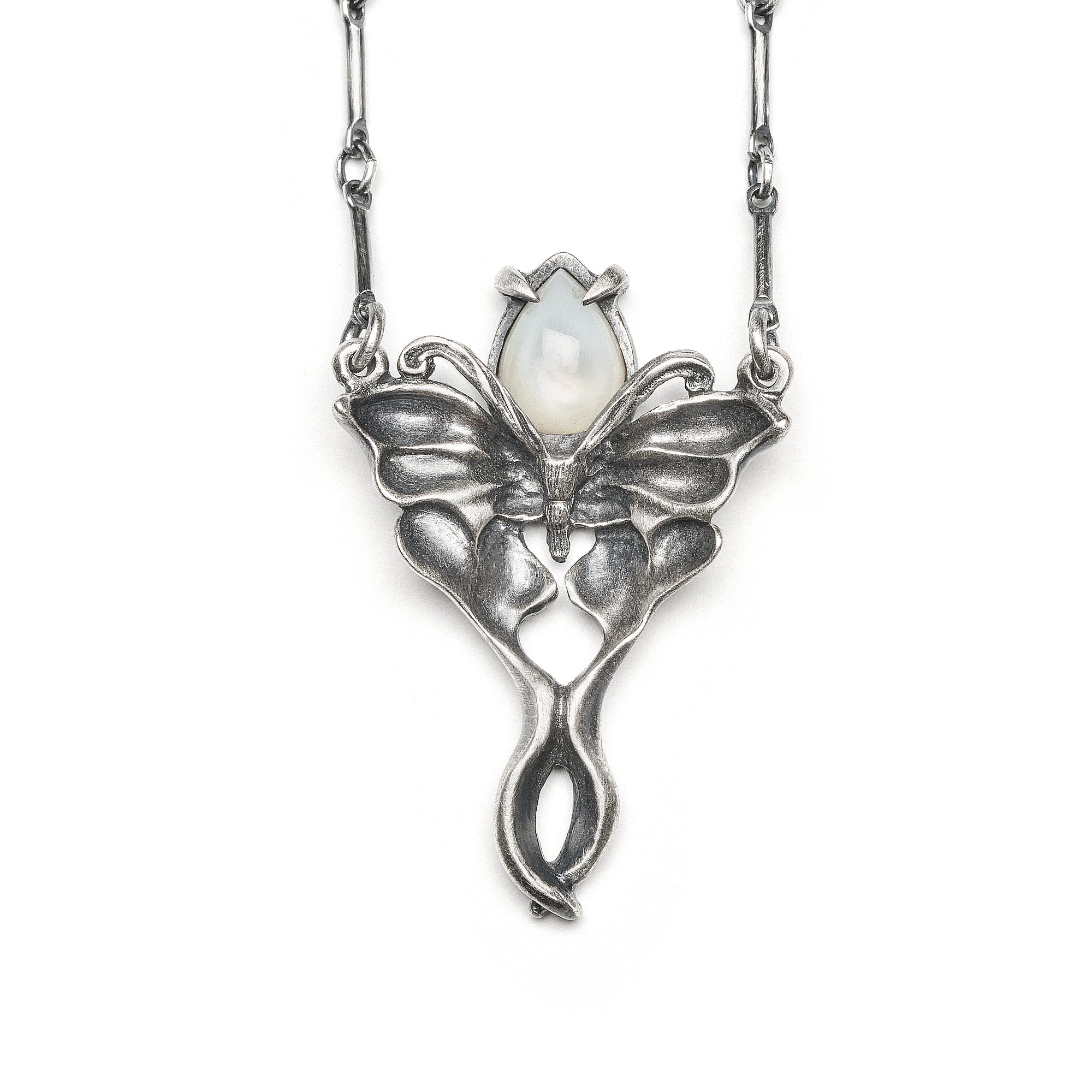 Midwinter Moth. Mother of Pearl Necklace.  * Limited *
