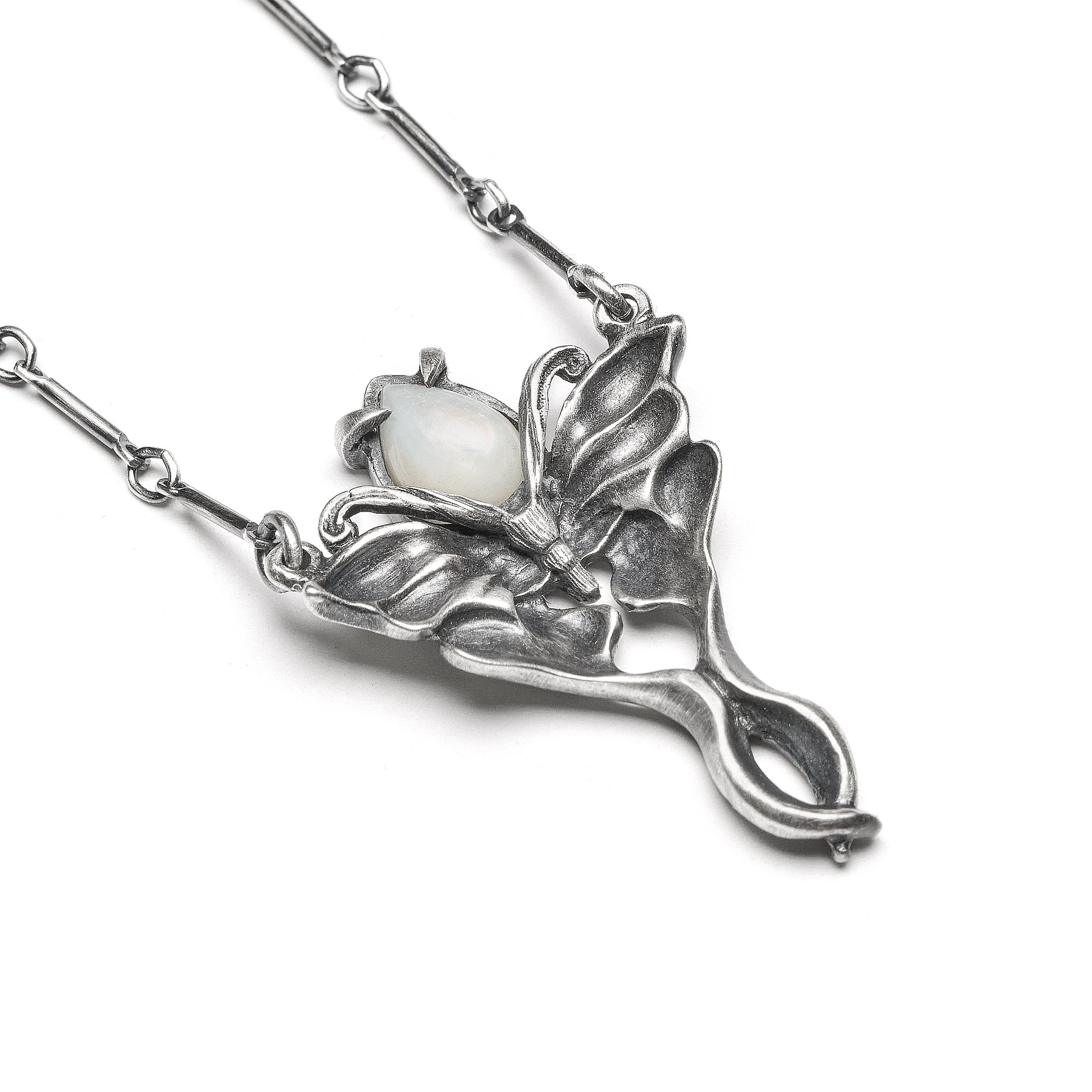 Midwinter Moth. Mother of Pearl Necklace.  * Limited *
