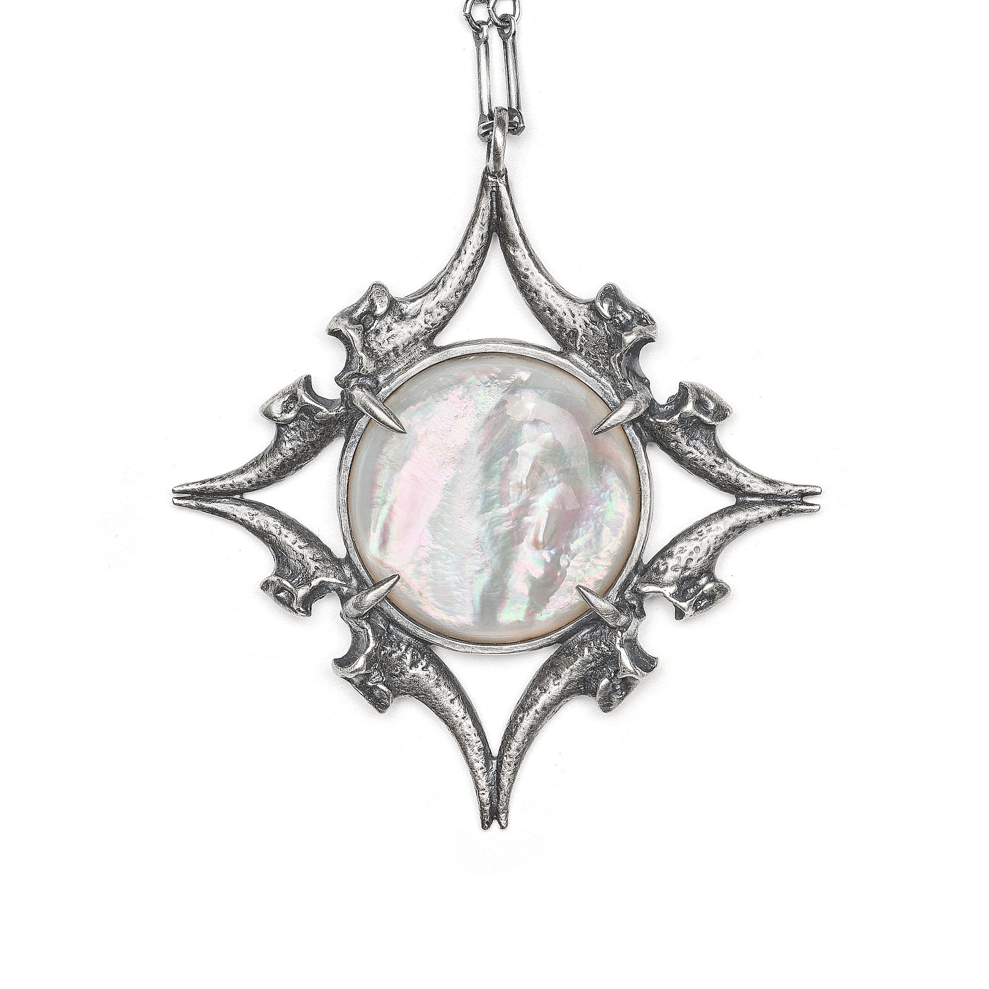 Night Owl. Mother of Pearl Necklace.  * Limited *