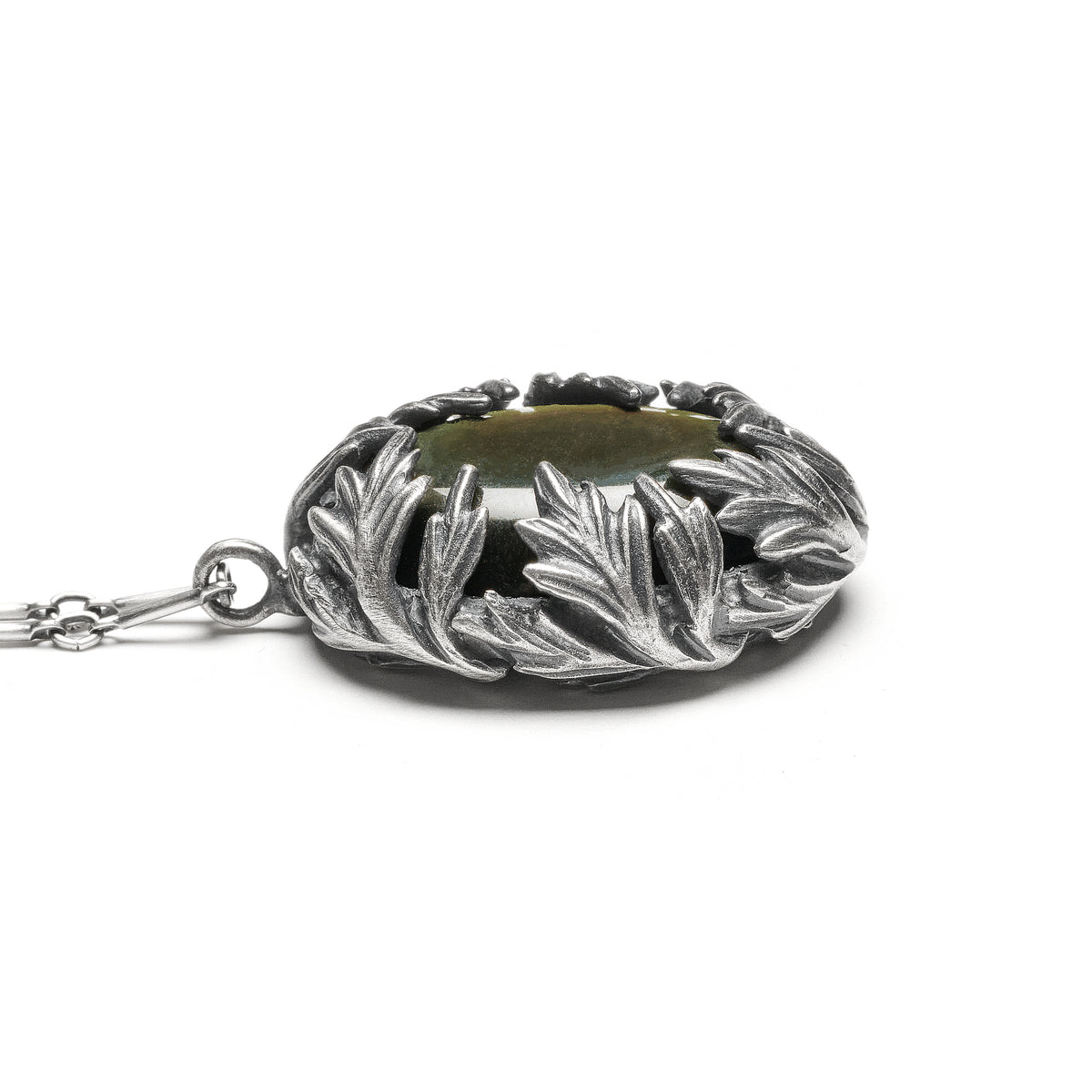 * Ready to Ship * The Dreaming Stone. Rainbow Obsidian Necklace.