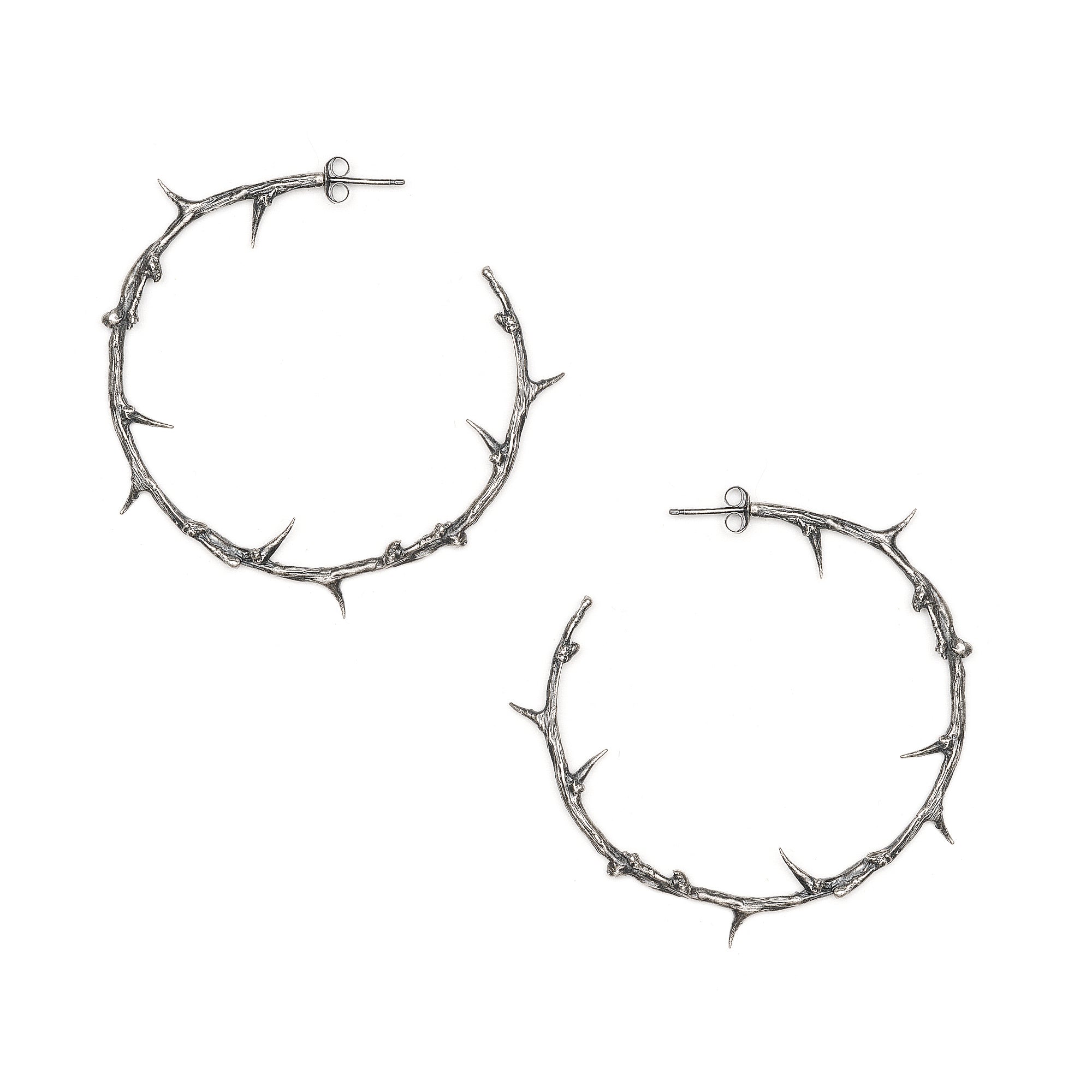 The Guardian Earrings Chapter II. Sterling Silver.