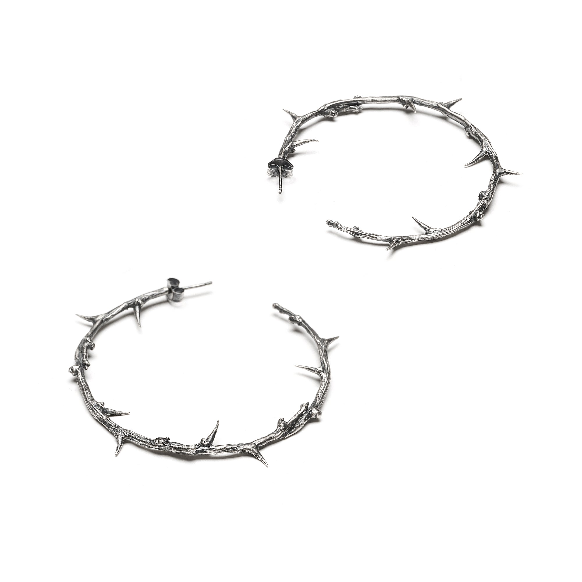The Guardian Earrings Chapter II. Sterling Silver.
