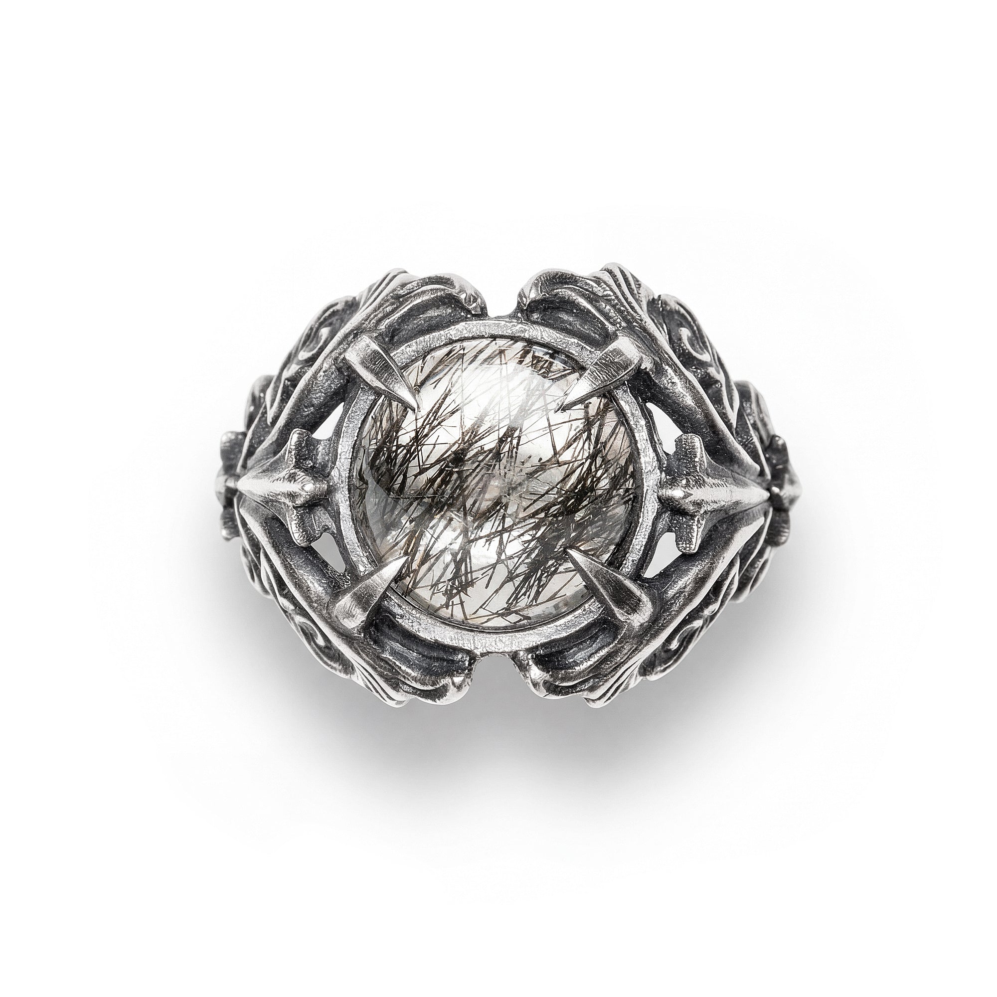 The Anemoi. Tourmalated Quartz Ring. *Limited*