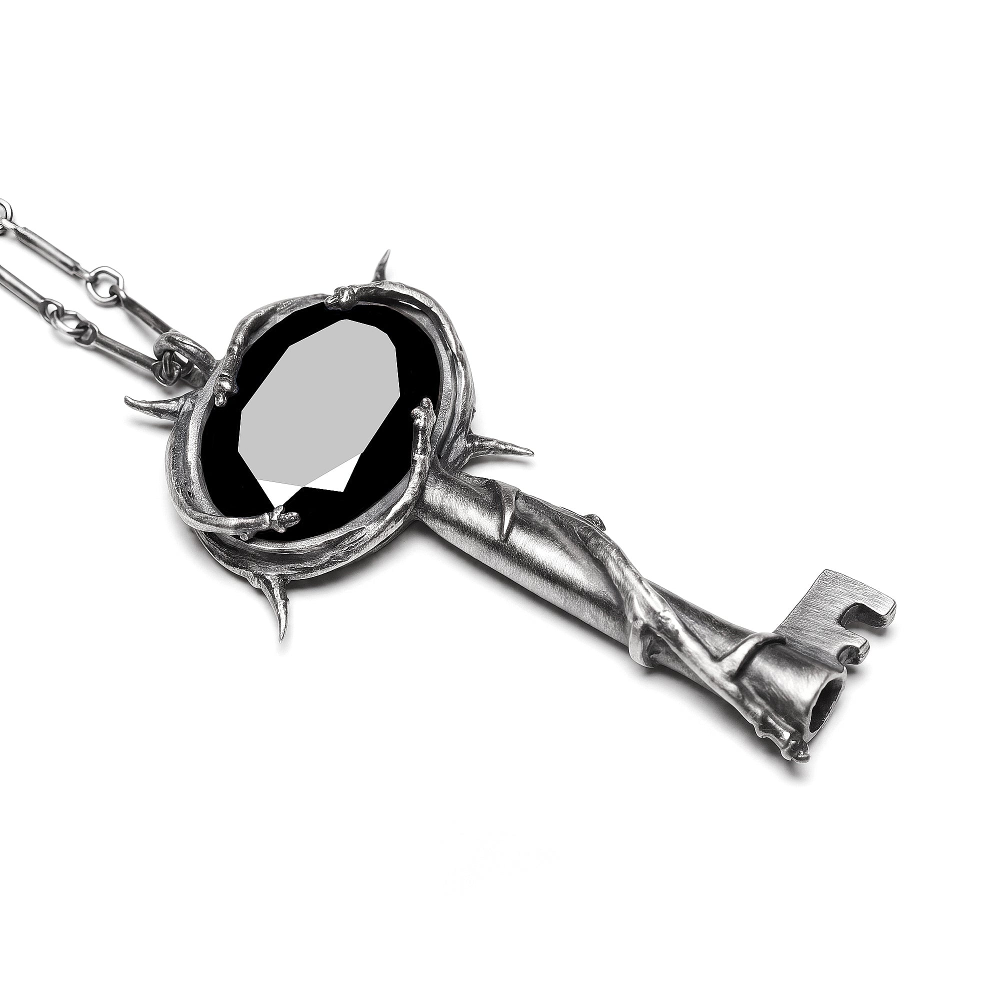 The Guardian Key. Onyx Necklace. *Limited*