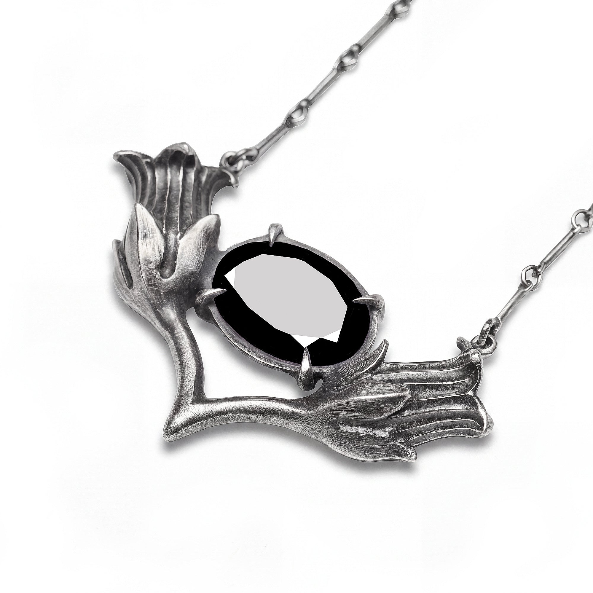 Sleeping Nightshade. Onyx Necklace. *Limited*
