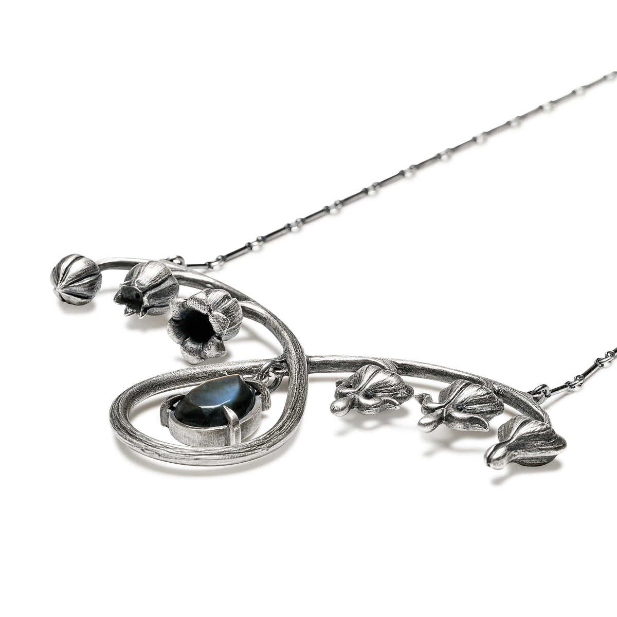 An End to Sorrow. Black Mother of Pearl. Necklace. *Limited*