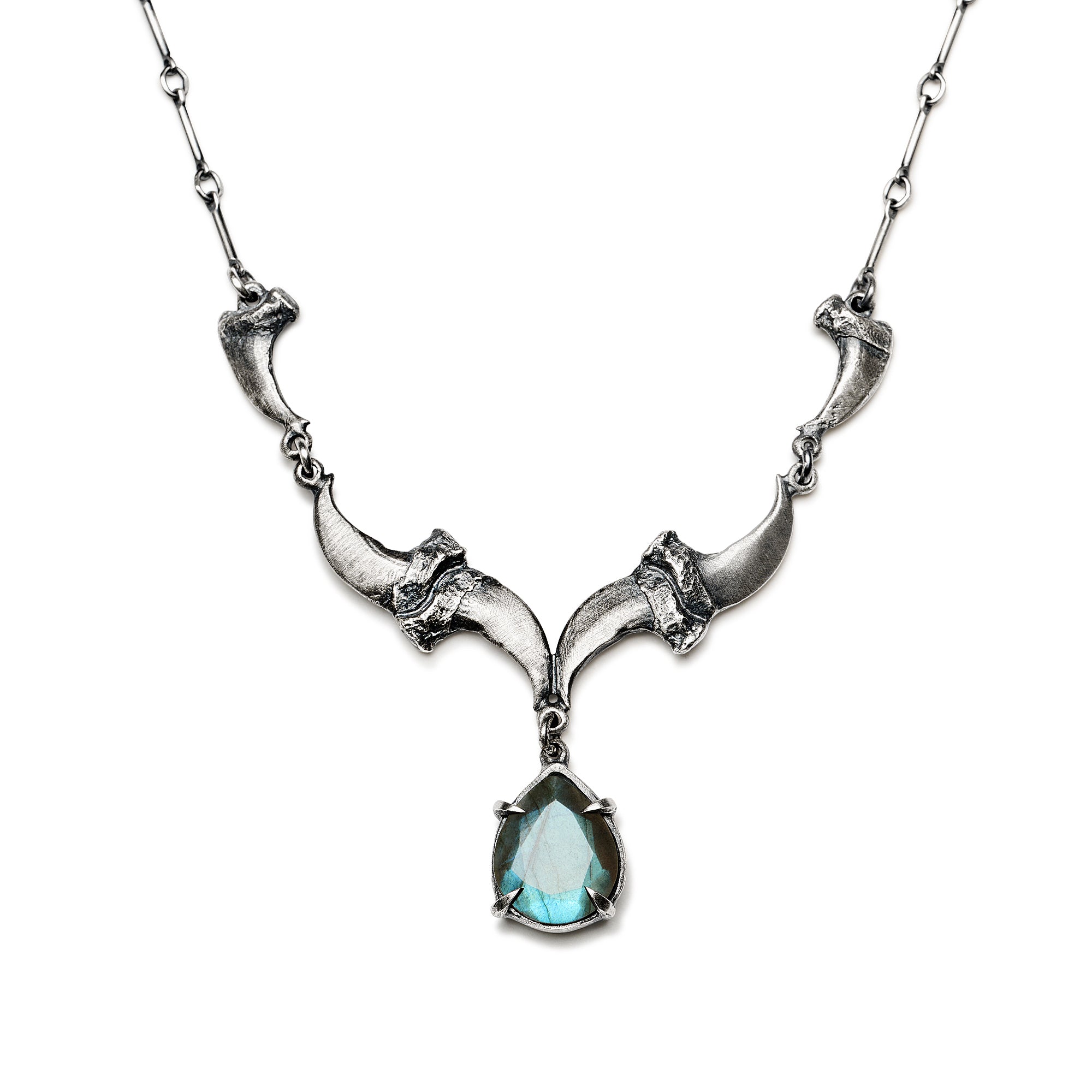 The Crepuscular Hour. Cat Claws & Labradorite Necklace. *Limited*