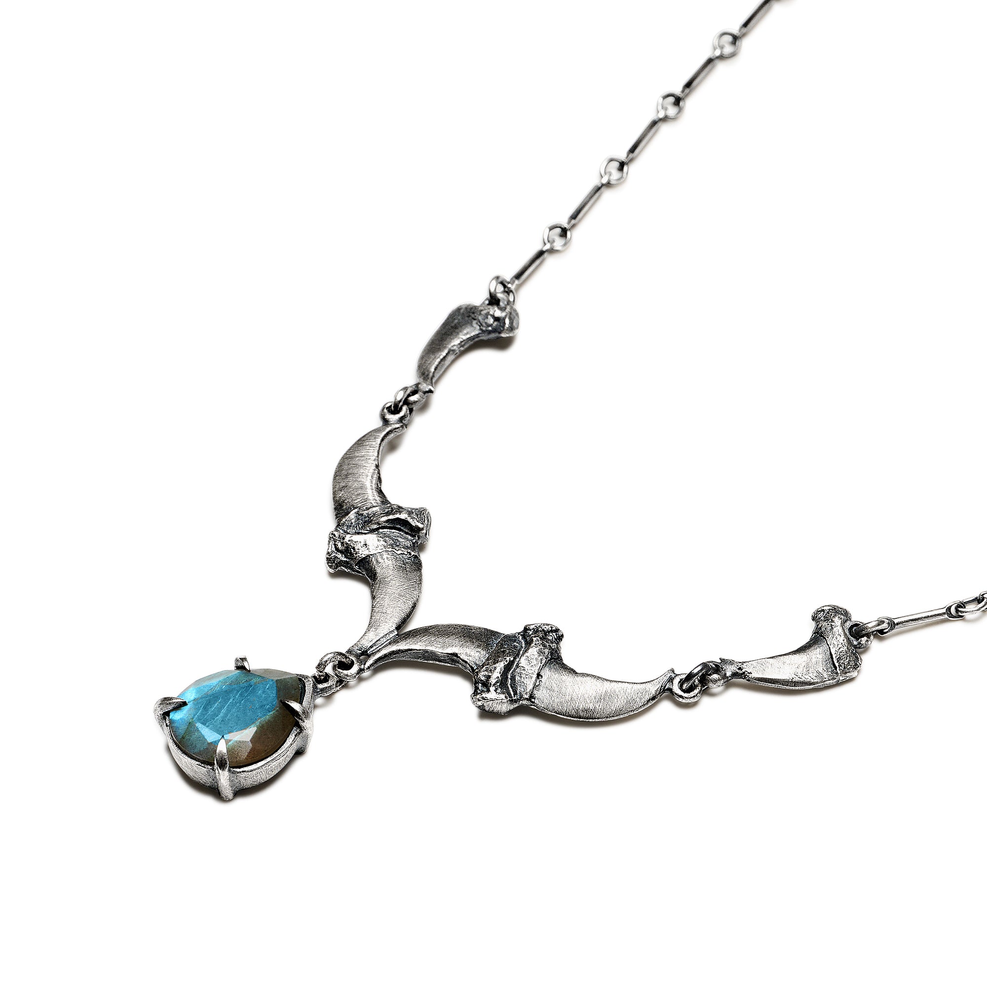 The Crepuscular Hour. Cat Claws & Labradorite Necklace. *Limited*