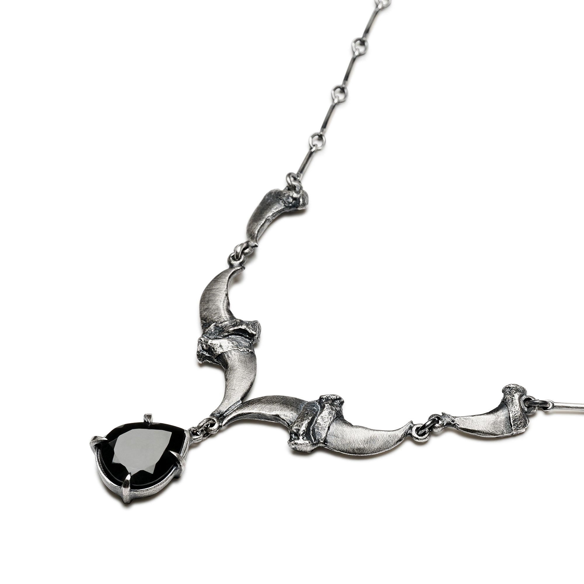 The Crepuscular Hour. Cat Claws & Onyx Necklace. *Limited*