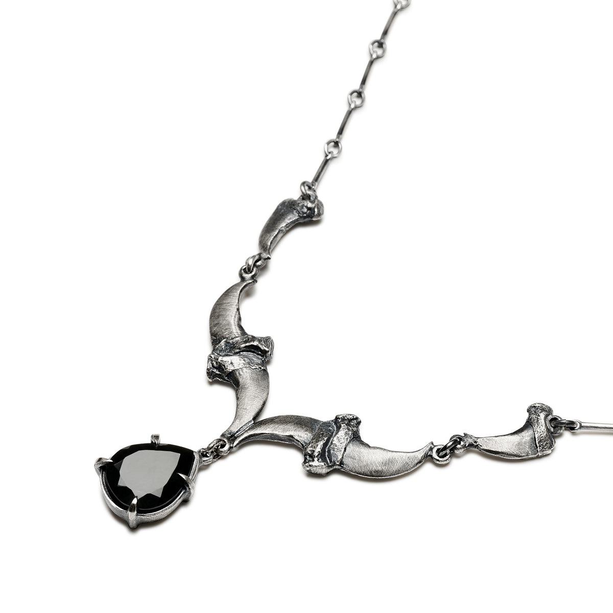 The Crepuscular Hour. Cat Claws & Onyx Necklace. *Limited*