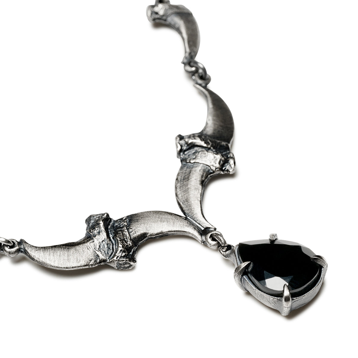 The Crepuscular Hour. Cat Claws & Onyx Necklace. *Limited*