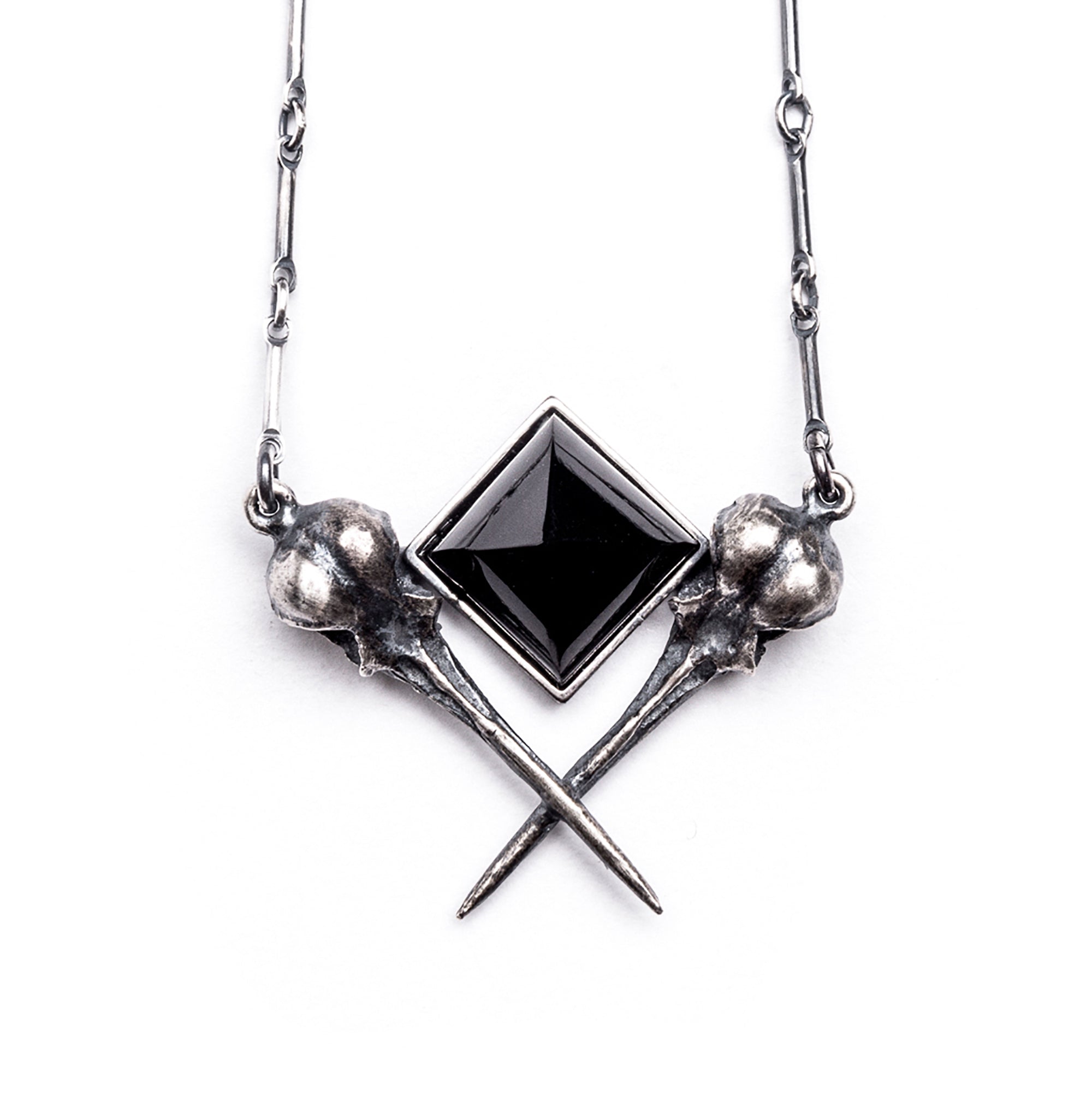 The Afterlife Tomb. Hummingbird skulls and Onyx.
