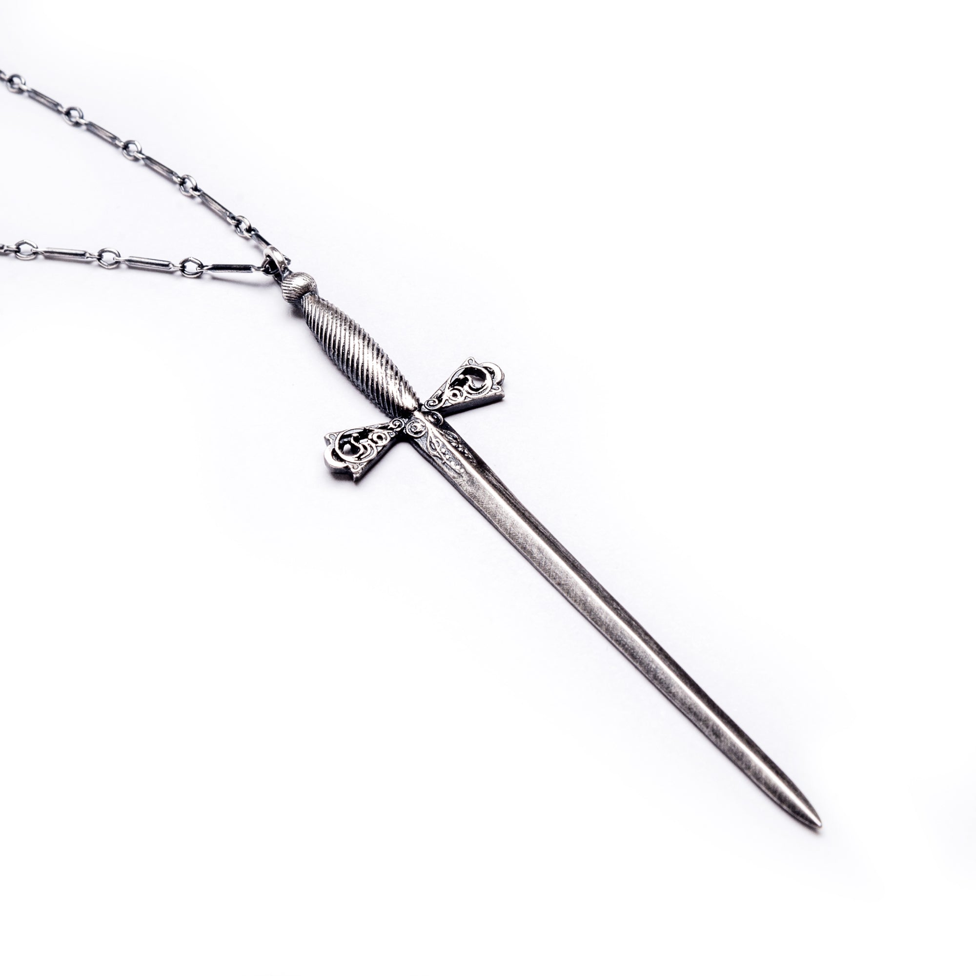 Mini Ace of Swords. Tarot Necklace. Part II
