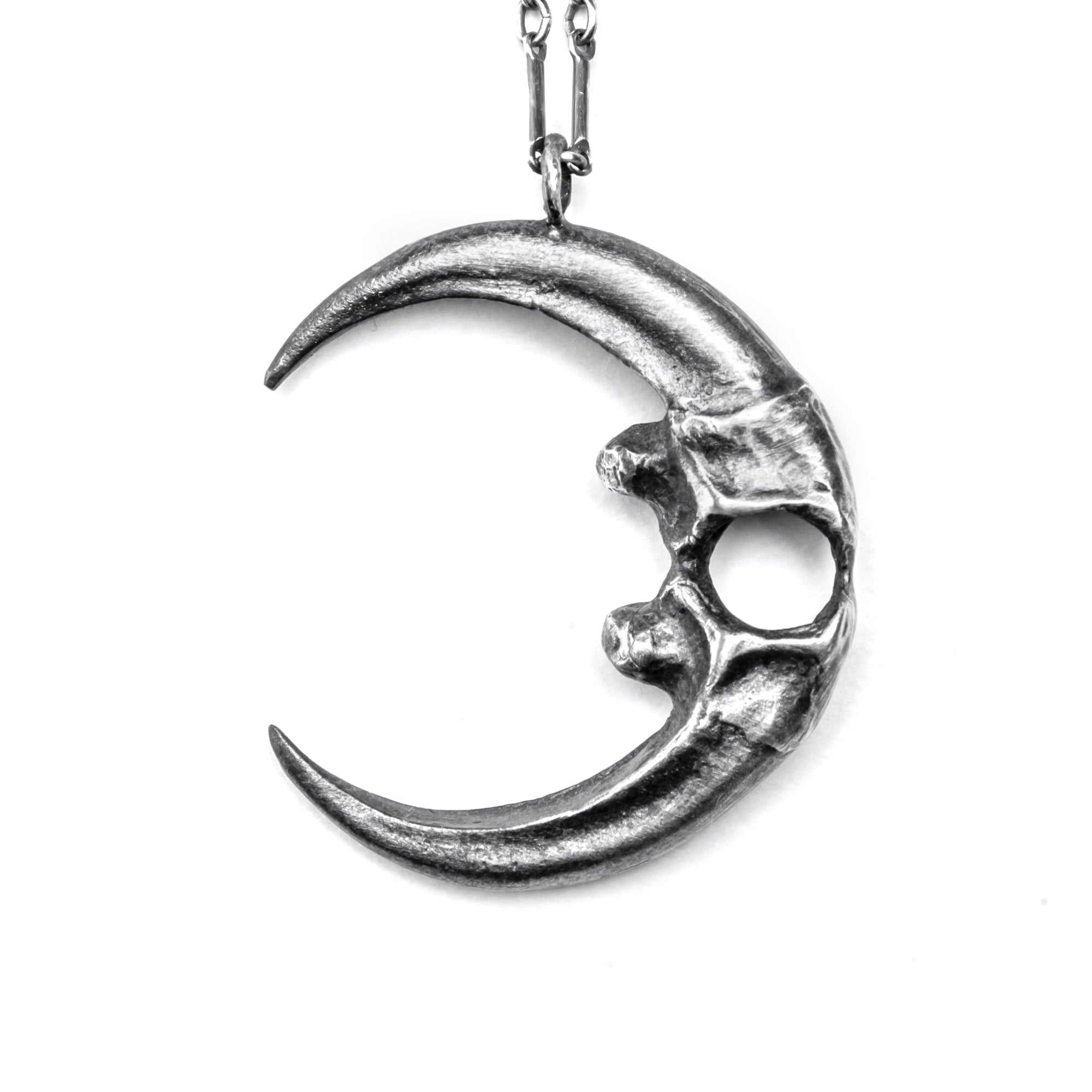 Owl Talon Moon Necklace.