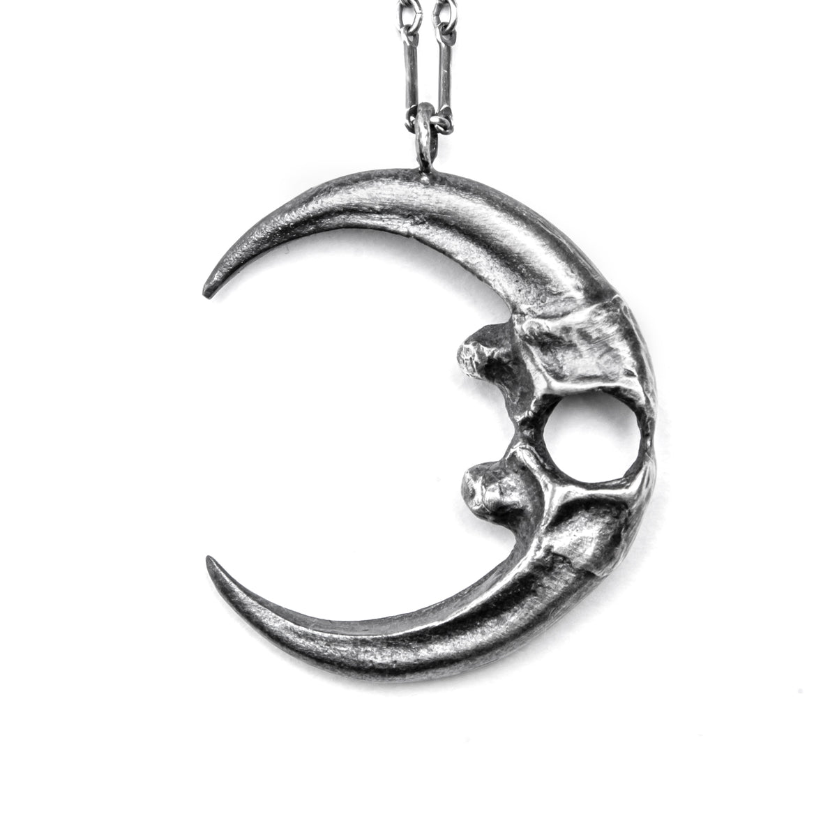 Owl Talon Moon Necklace.
