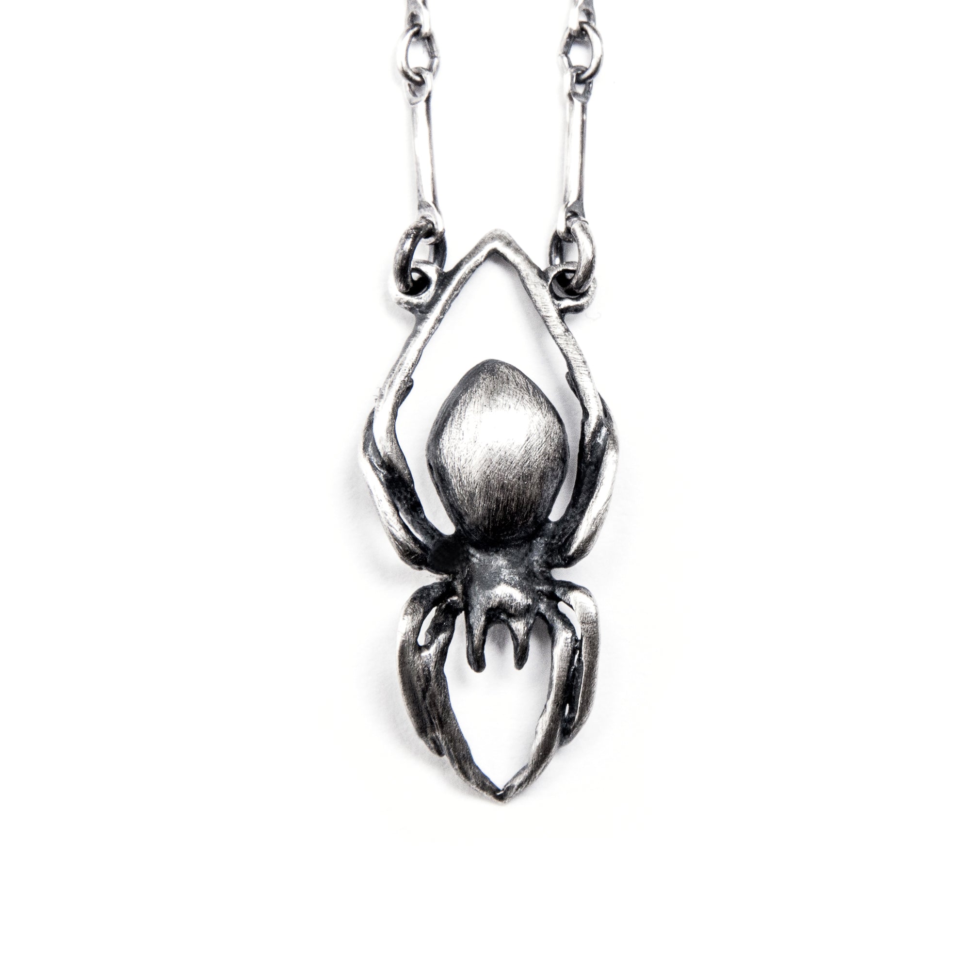 Eternal Weaver. Small Spider Necklace. – Blood Milk Jewels