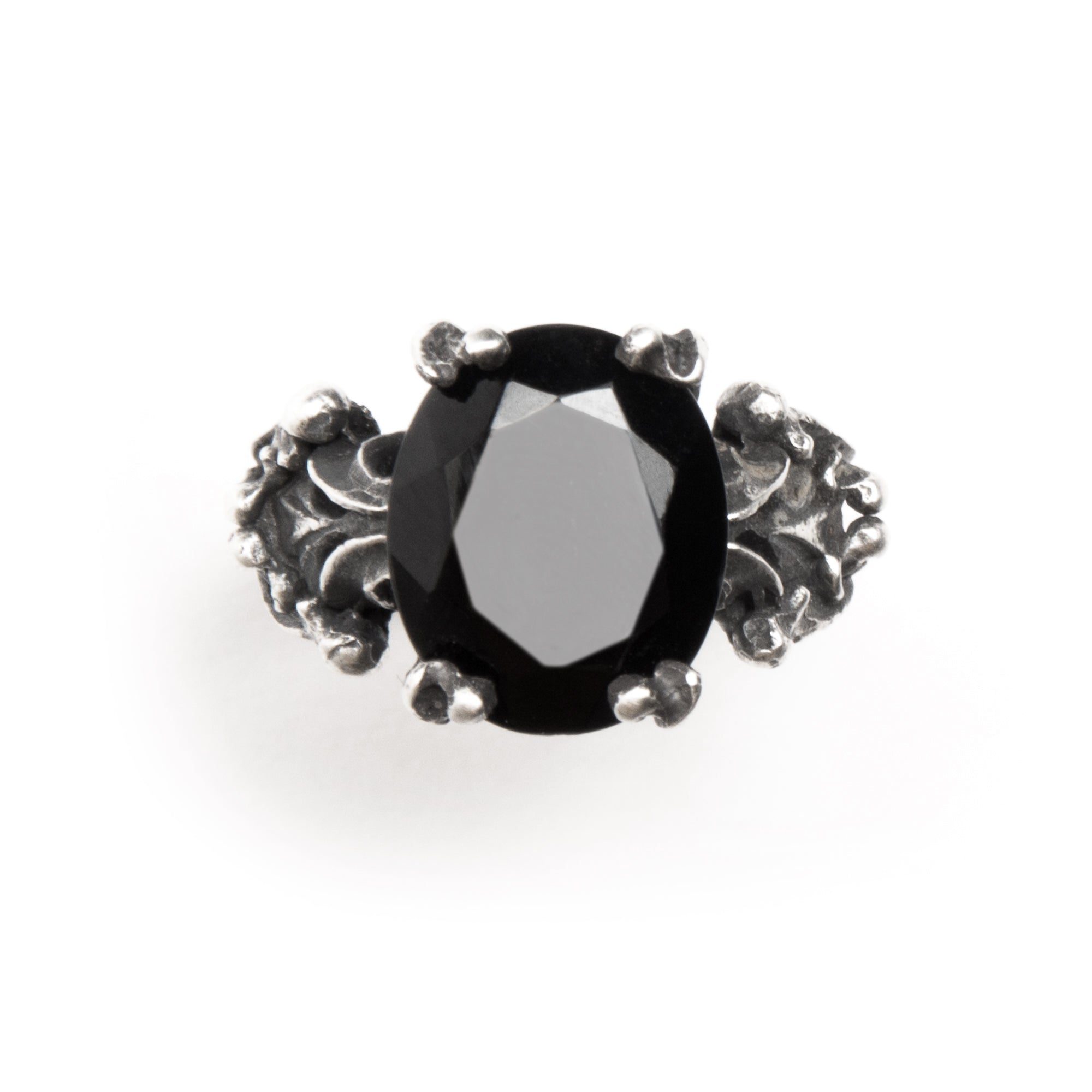 Nyx's Jewel. Sterling Silver & Onyx Ring.