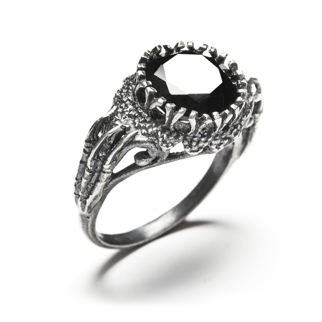 Belonging to the Darkness. Onyx & Sterling Silver. – Blood