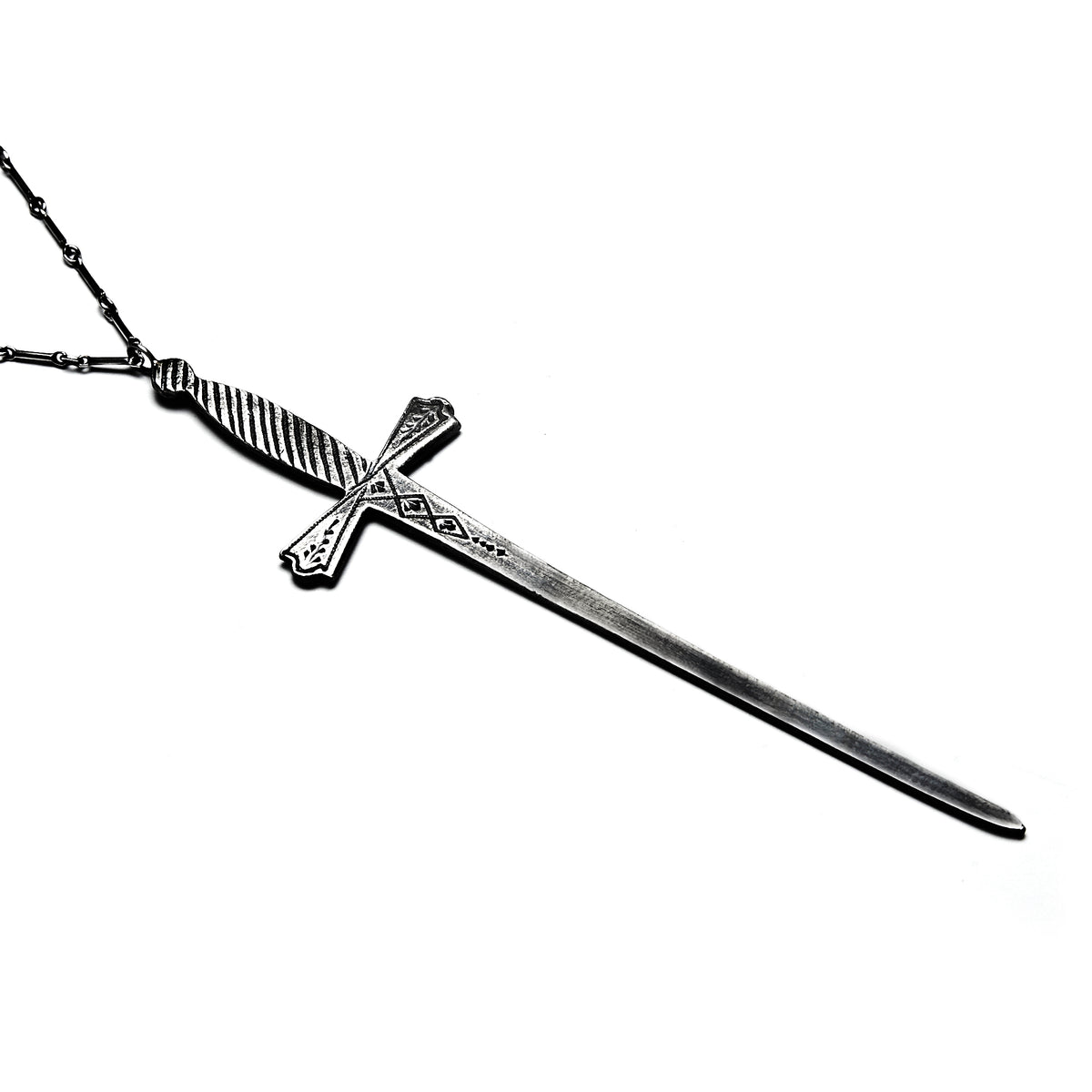 * Ready to Ship * Ace of Swords. Original Tarot Sword Necklace.