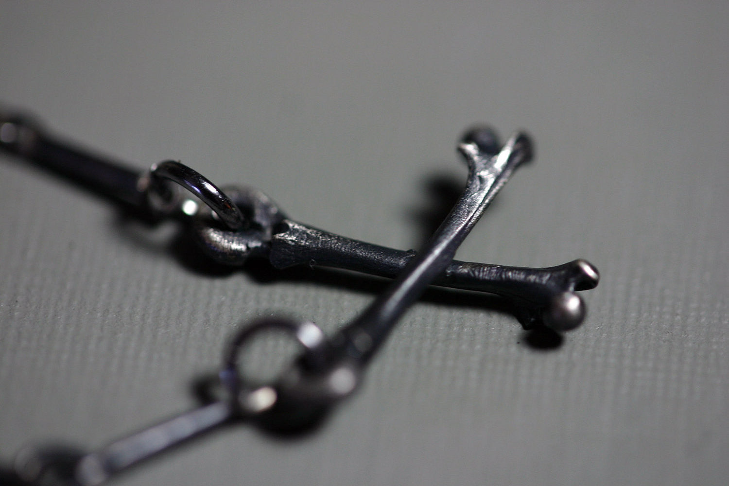 The Fictional Girl with her Mouse Bones. Necklace.